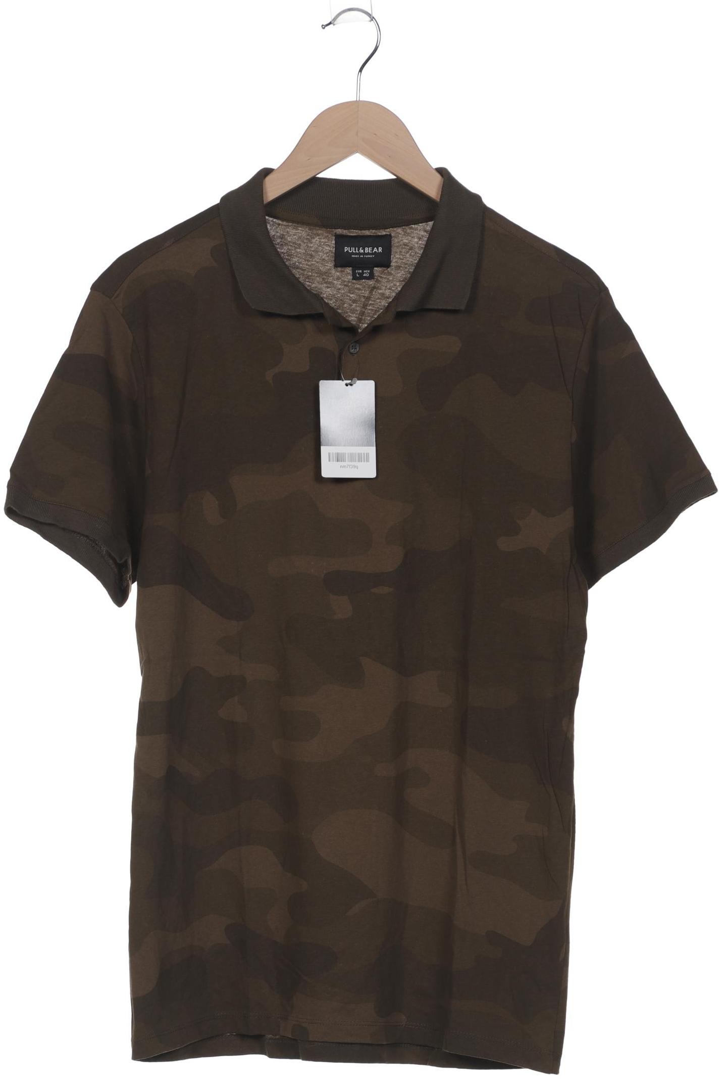 

Pull & Bear Herren Poloshirt, braun, Gr. 52