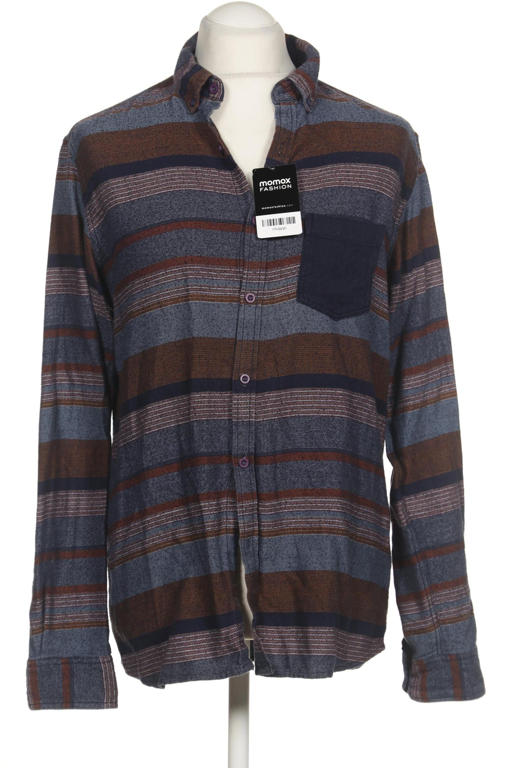 

Pull & Bear Herren Hemd, blau, Gr. 52