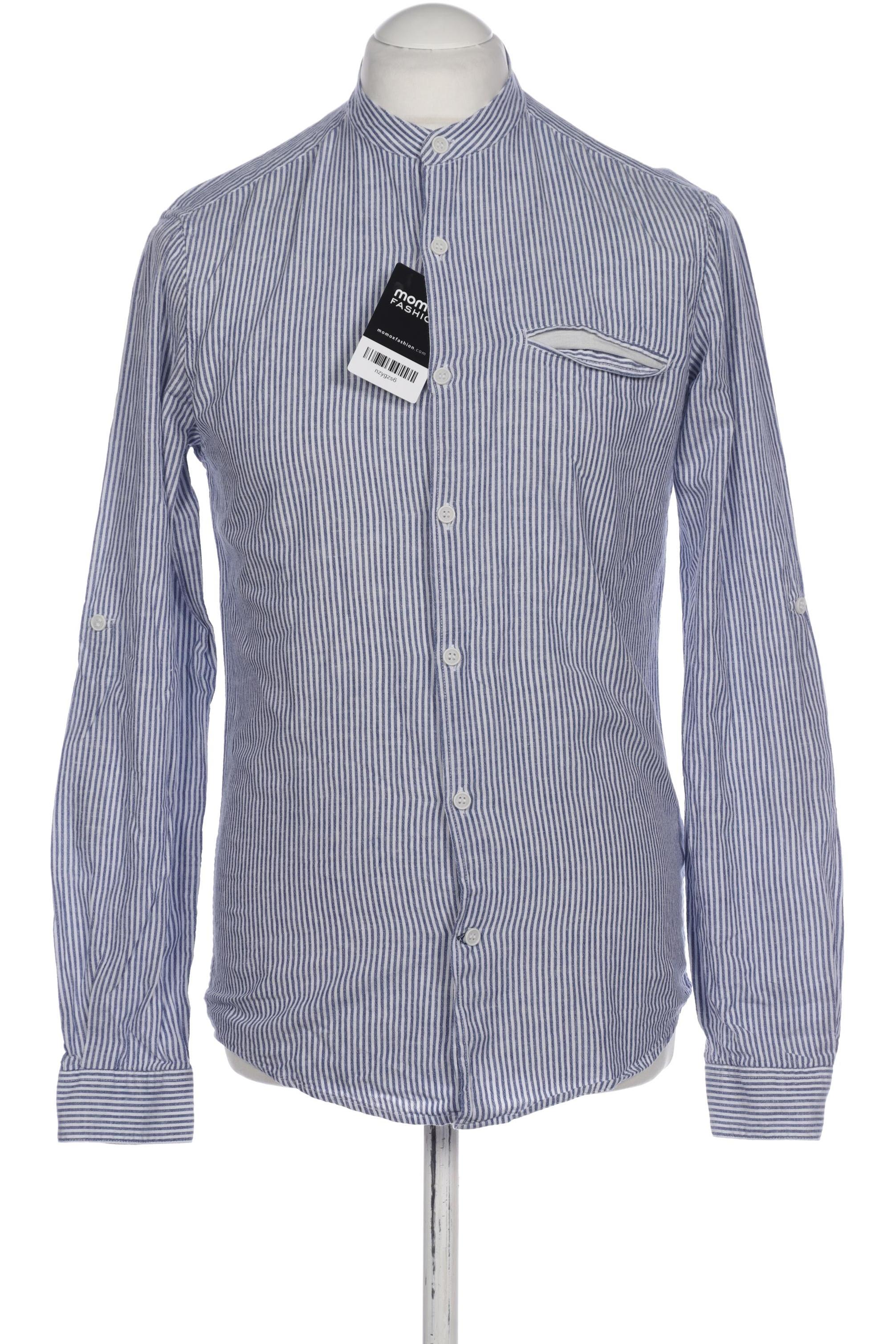 

Pull & Bear Herren Hemd, blau, Gr. 48