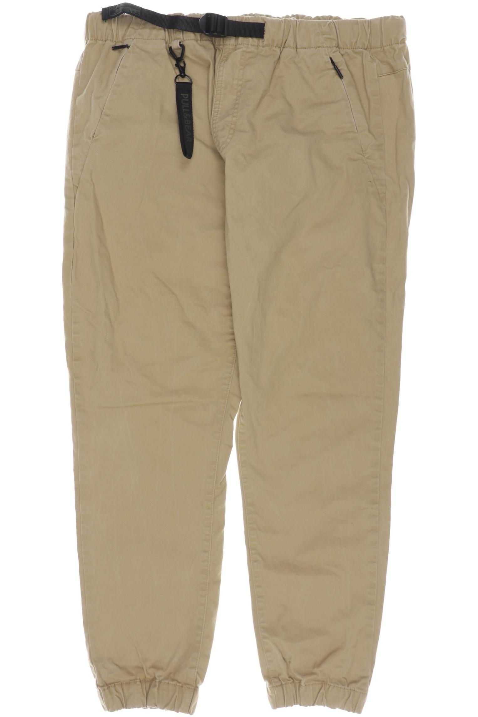 

Pull & Bear Herren Stoffhose, beige, Gr. 0