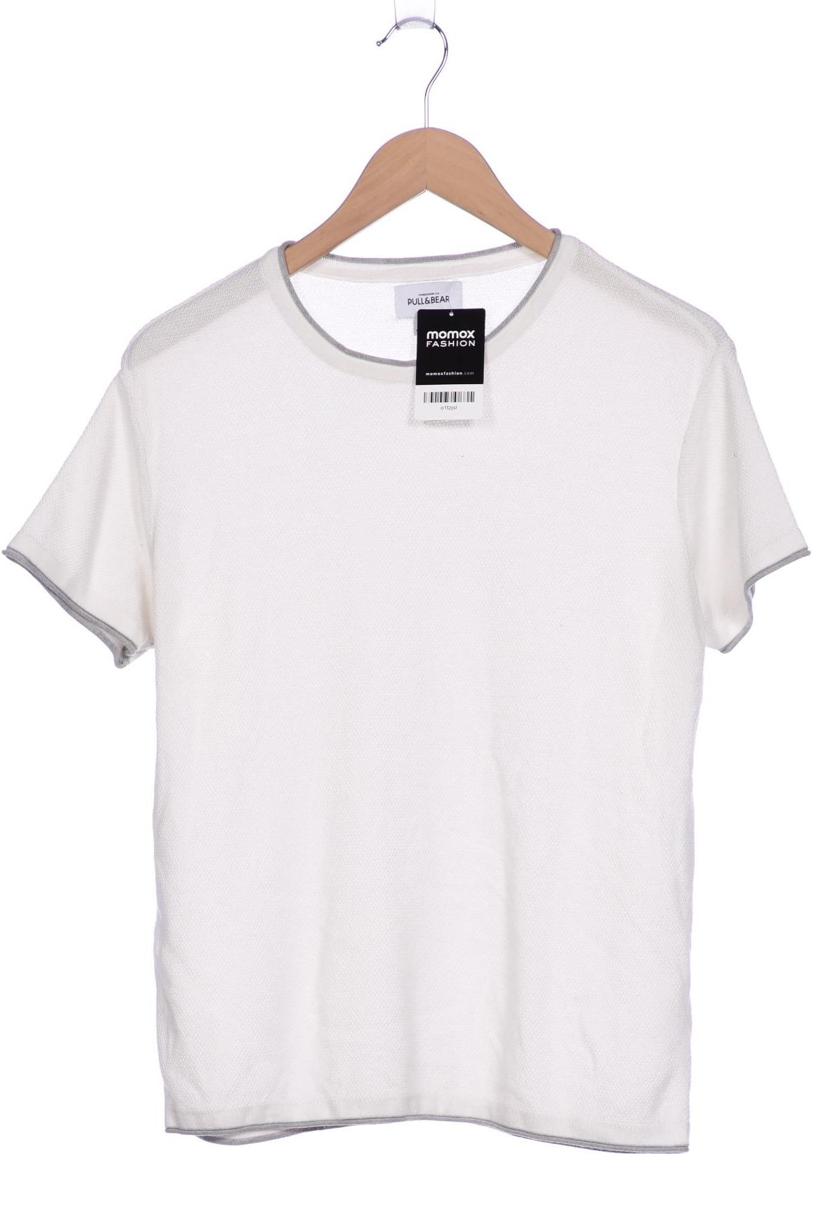 

Pull & Bear Herren T-Shirt, weiß, Gr. 46