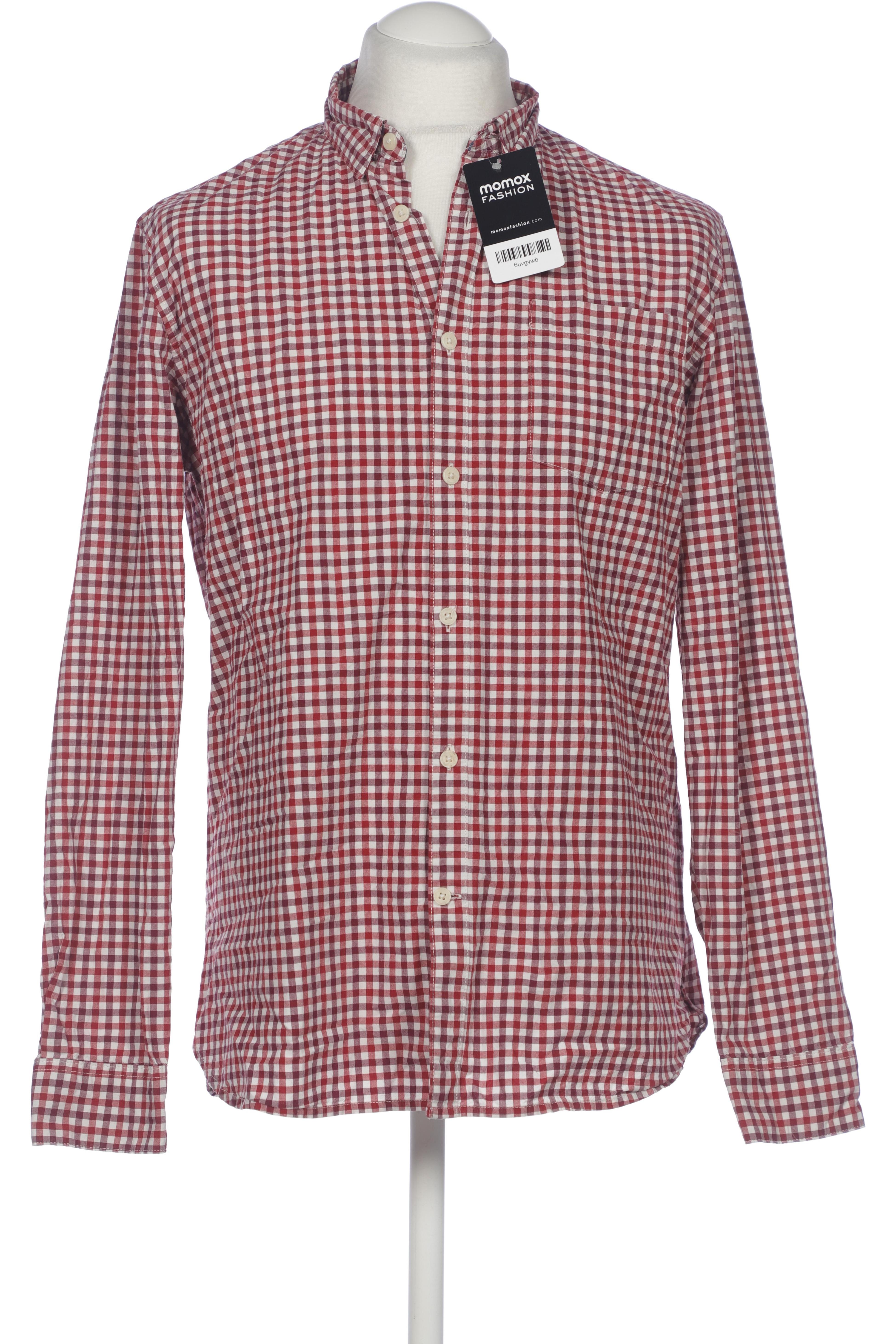 

Pull & Bear Herren Hemd, rot, Gr. 52
