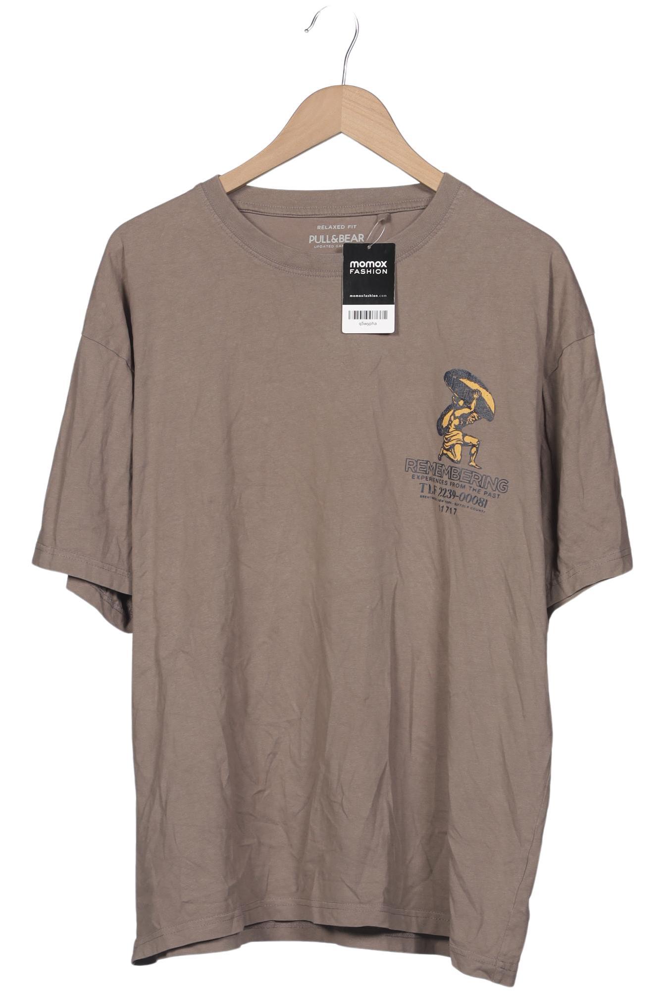 

Pull & Bear Herren T-Shirt, braun, Gr. 54