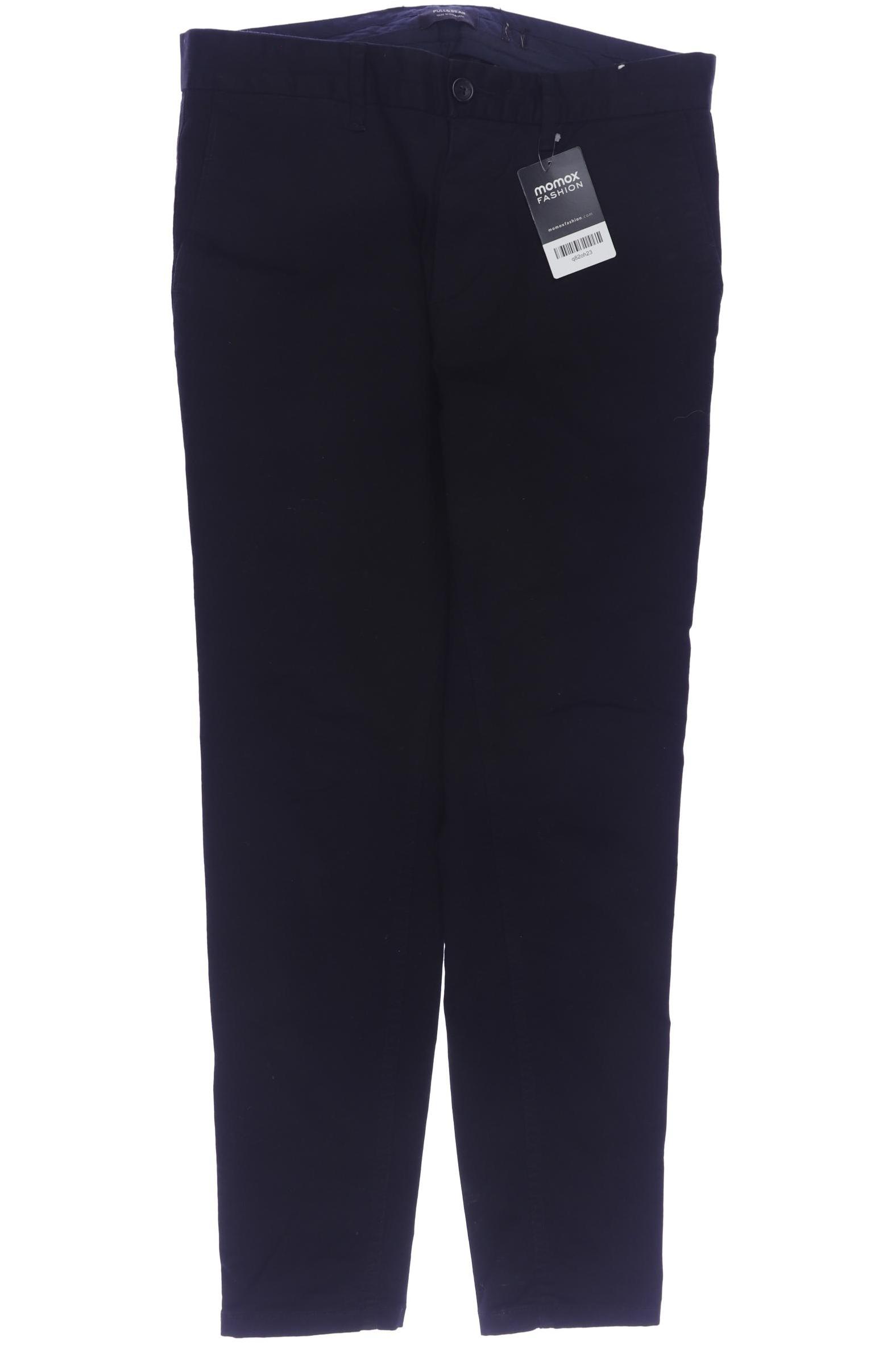 

Pull & Bear Herren Stoffhose, schwarz, Gr. 32