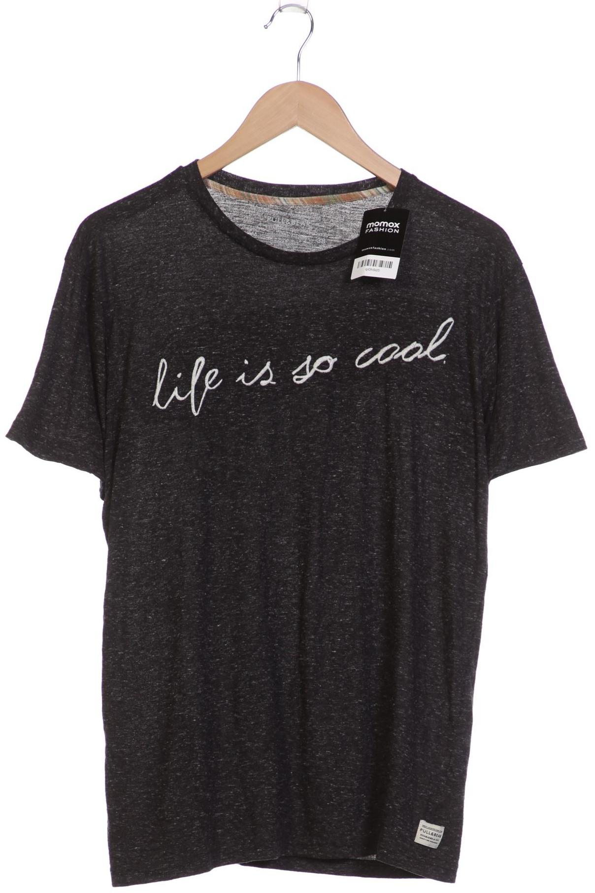 

Pull & Bear Herren T-Shirt, grau, Gr. 48