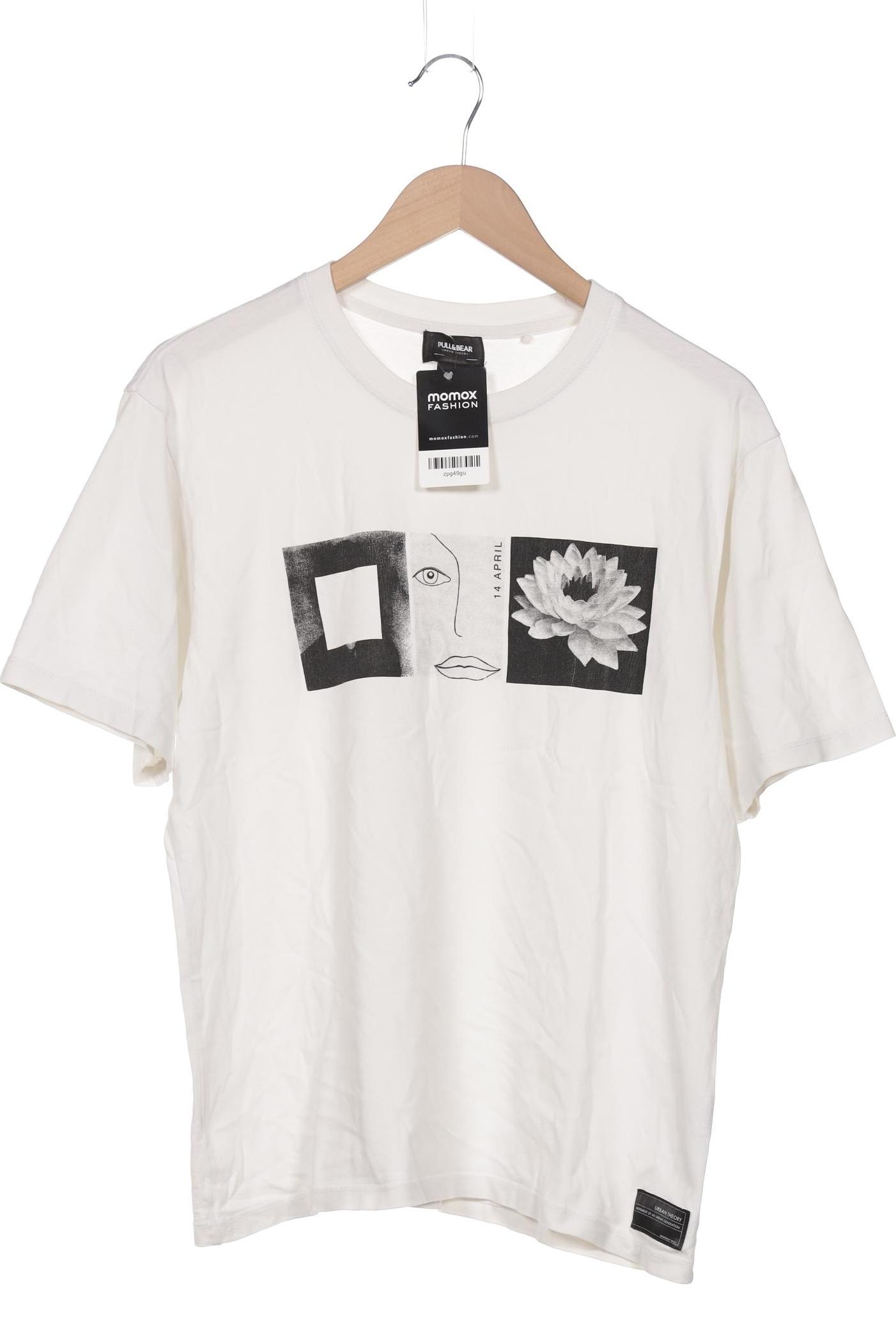 

Pull & Bear Herren T-Shirt, weiß, Gr. 46