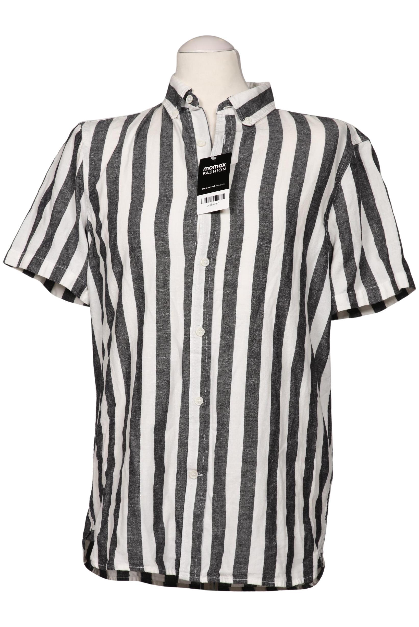 

Pull & Bear Herren Hemd, schwarz, Gr. 48