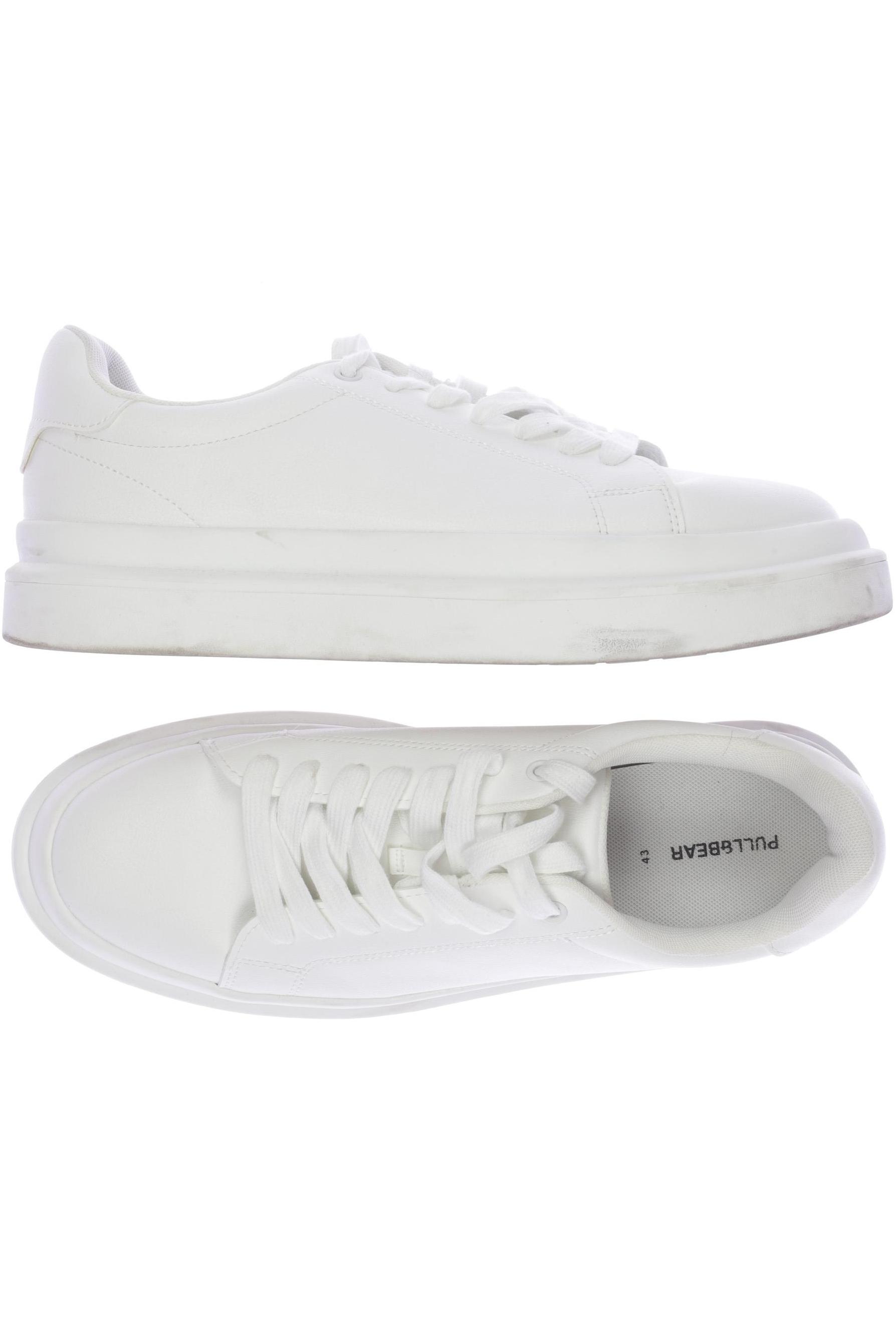 

Pull & Bear Herren Sneakers, weiß, Gr. 43