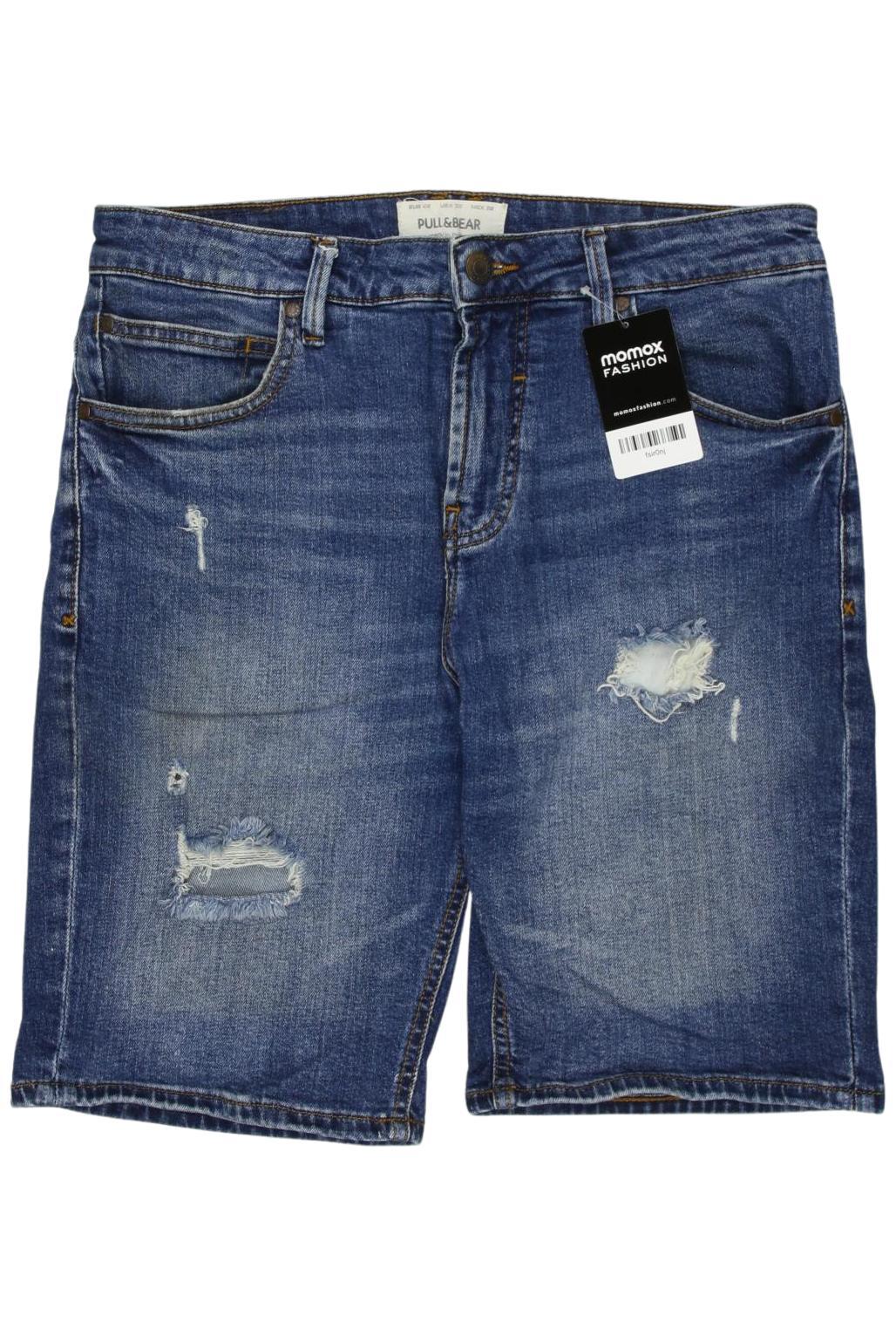 

Pull & Bear Herren Shorts, blau, Gr. 32