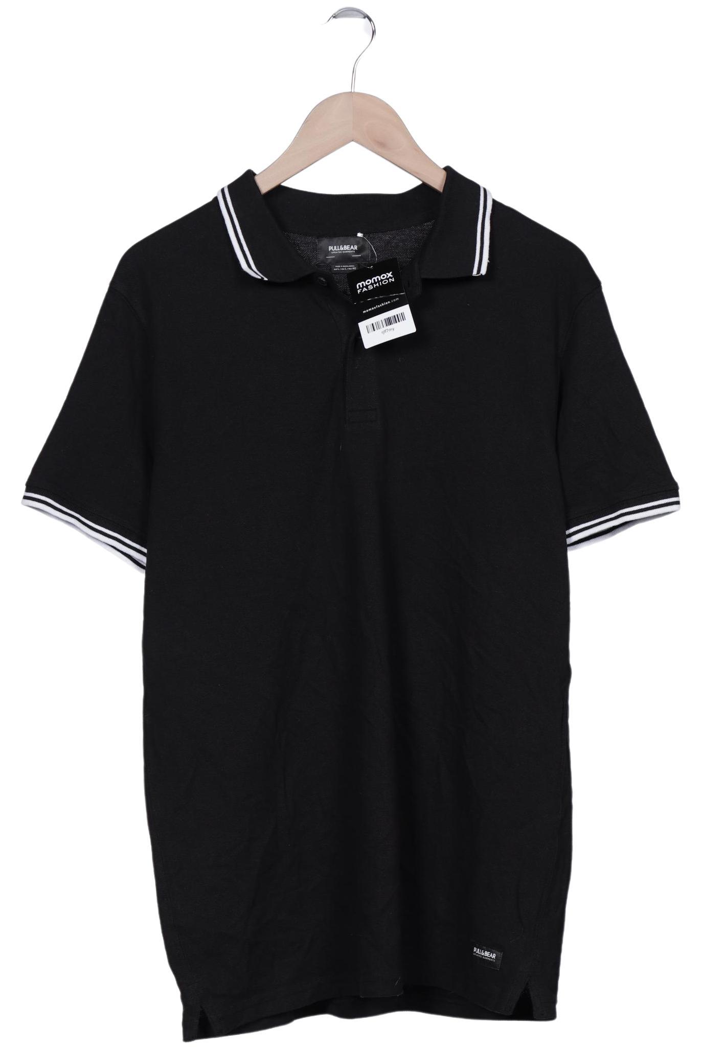 

Pull & Bear Herren Poloshirt, schwarz, Gr. 52