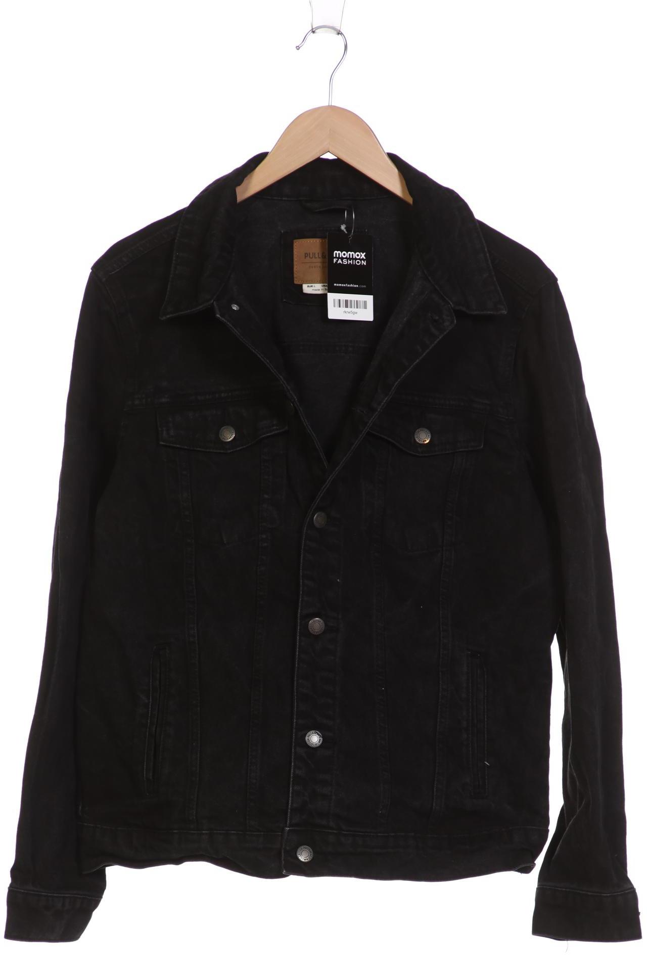 

Pull & Bear Herren Jacke, schwarz, Gr. 52