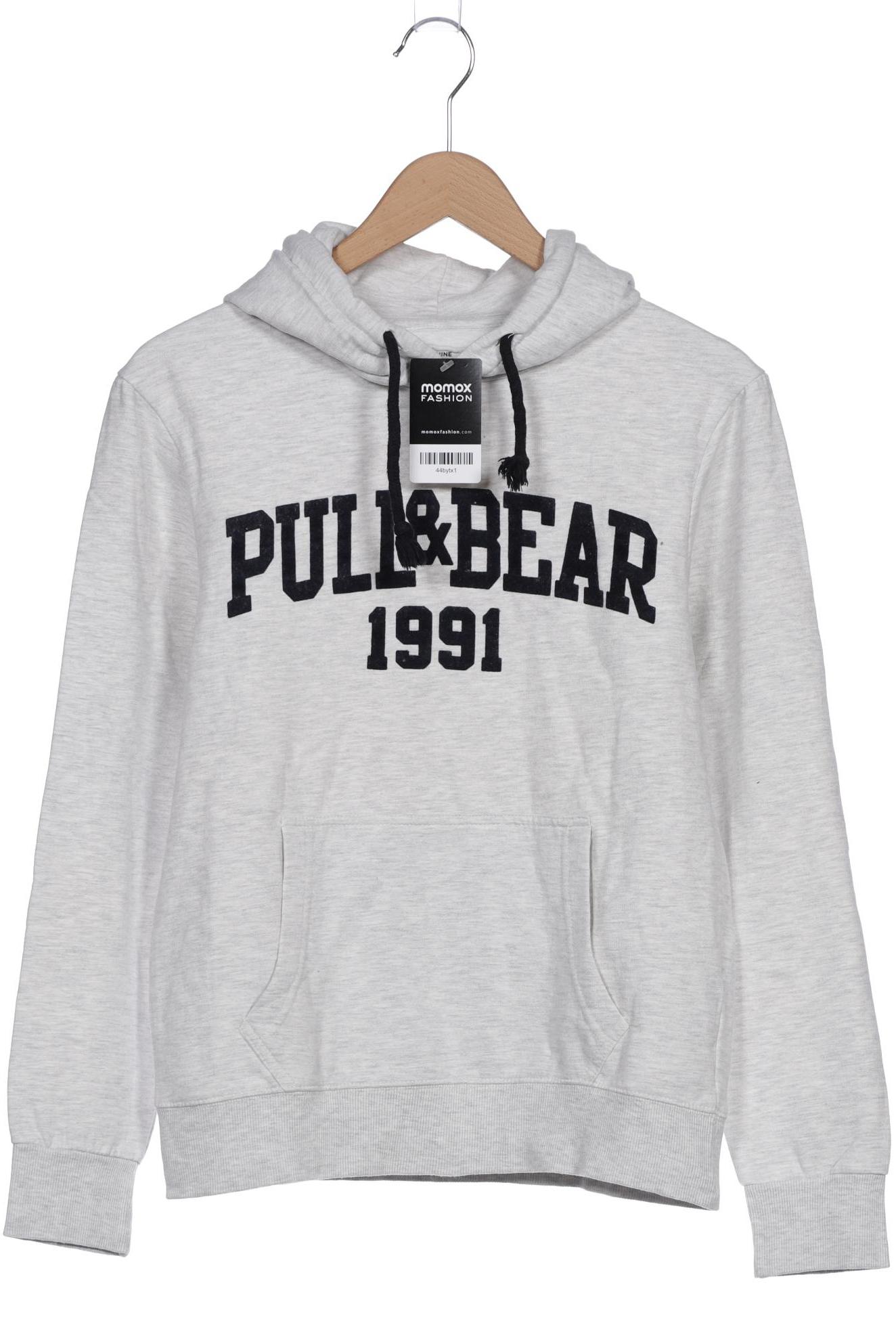 

Pull & Bear Herren Kapuzenpullover, grau, Gr. 46
