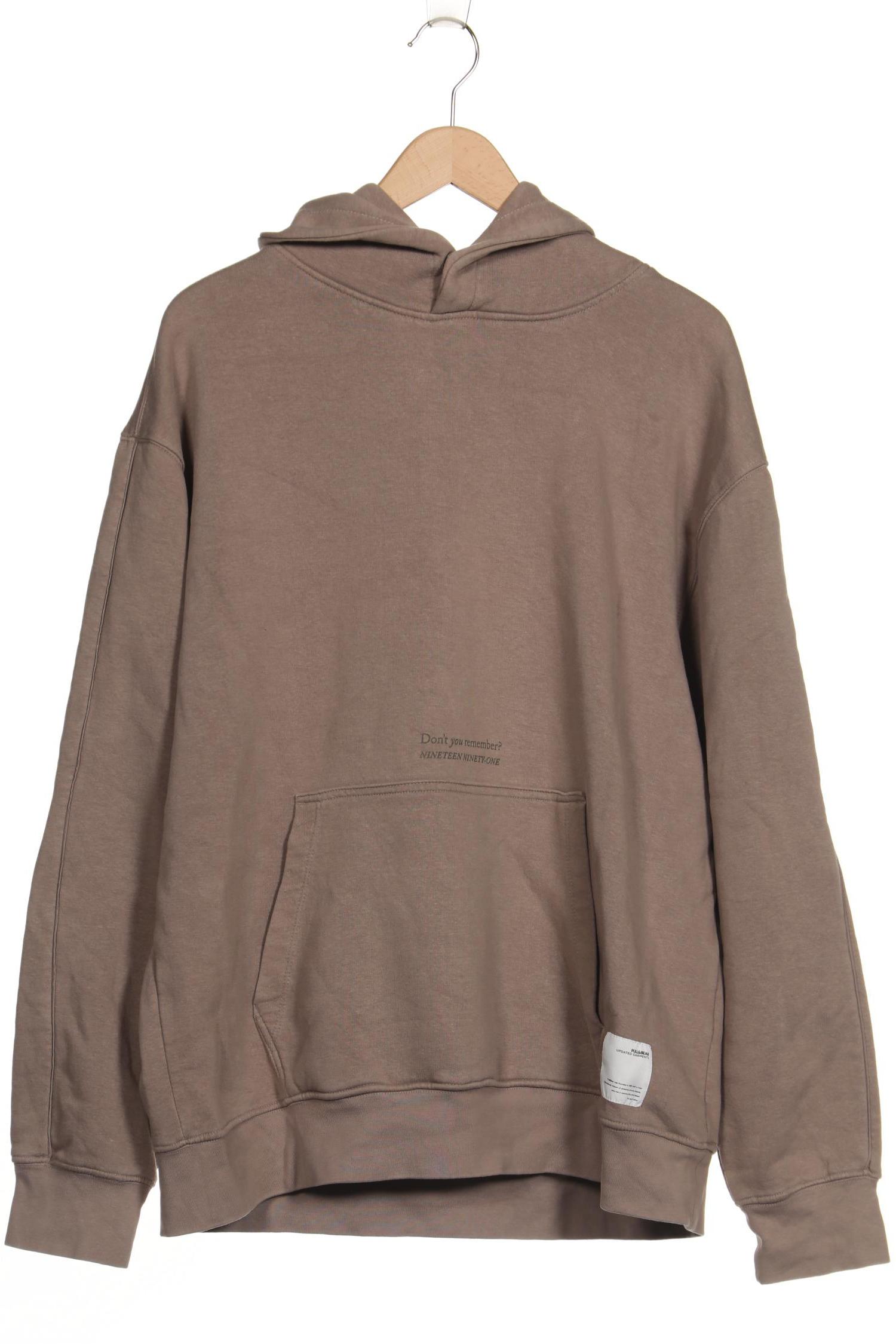 

Pull & Bear Herren Kapuzenpullover, beige, Gr. 54