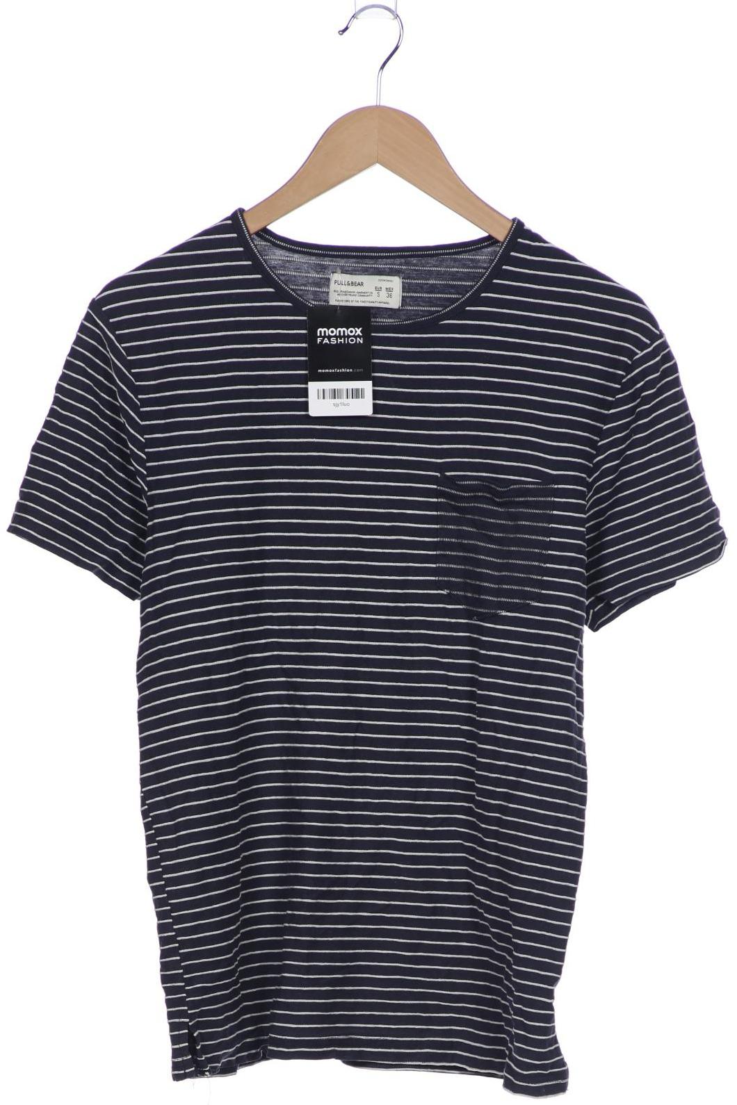 

Pull & Bear Herren T-Shirt, marineblau, Gr. 46