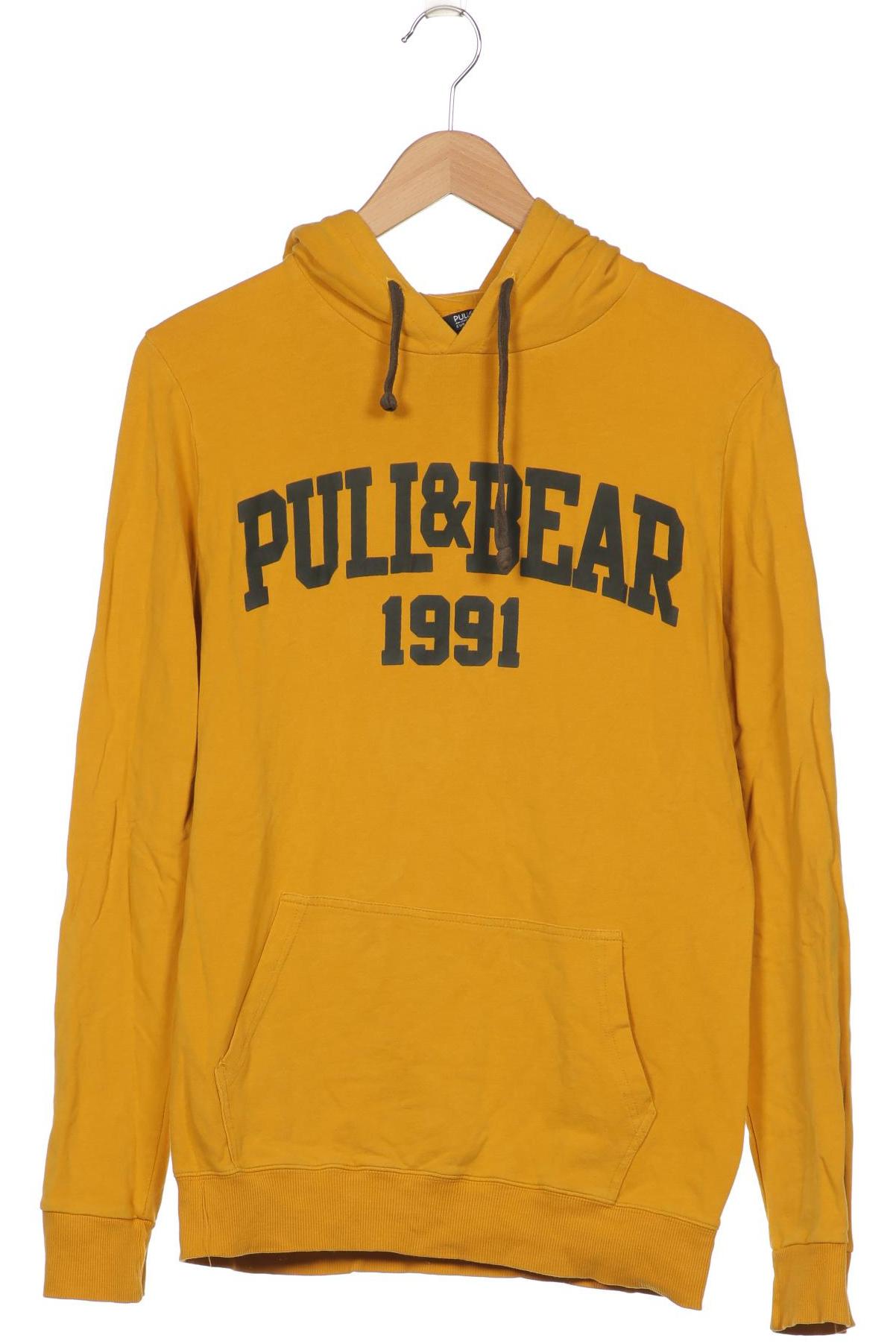 

Pull & Bear Herren Kapuzenpullover, gelb, Gr. 52