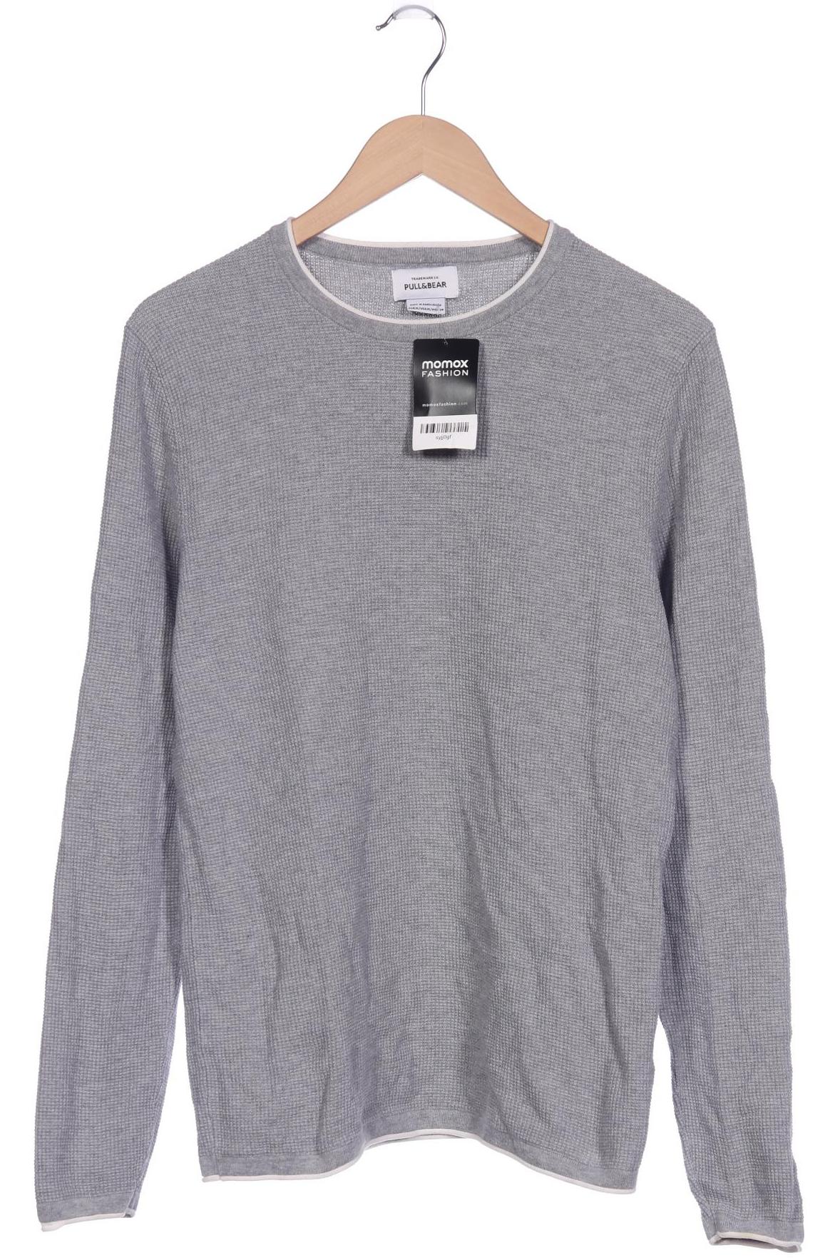 

Pull & Bear Herren Pullover, grau, Gr. 48