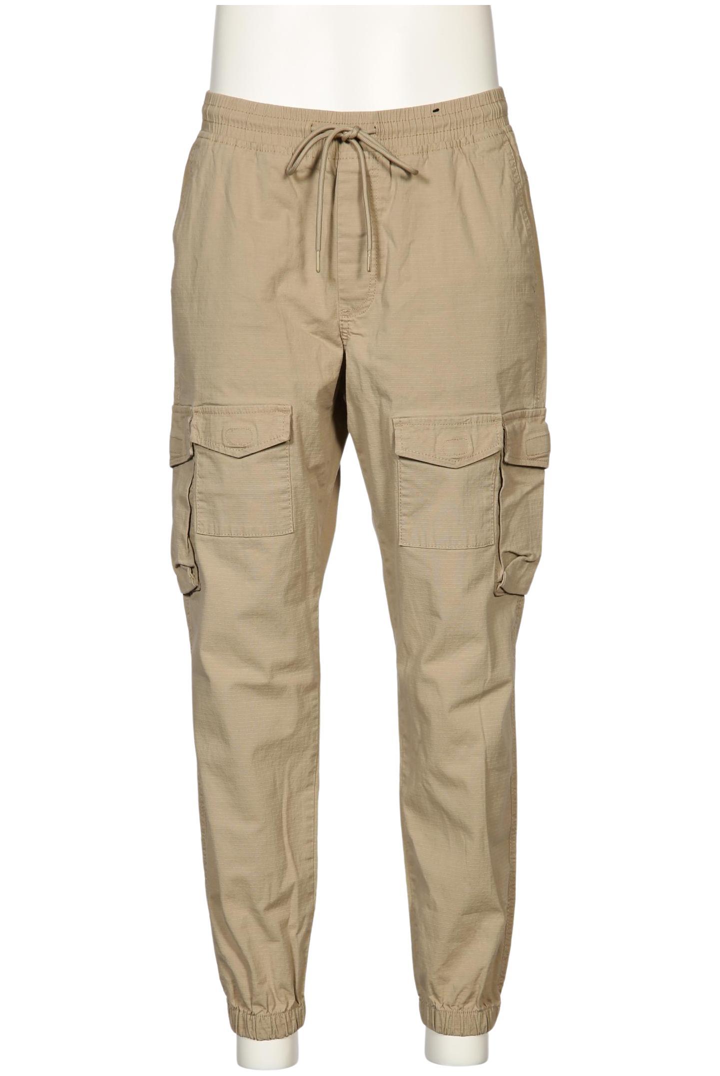 

Pull & Bear Herren Stoffhose, beige, Gr. 0