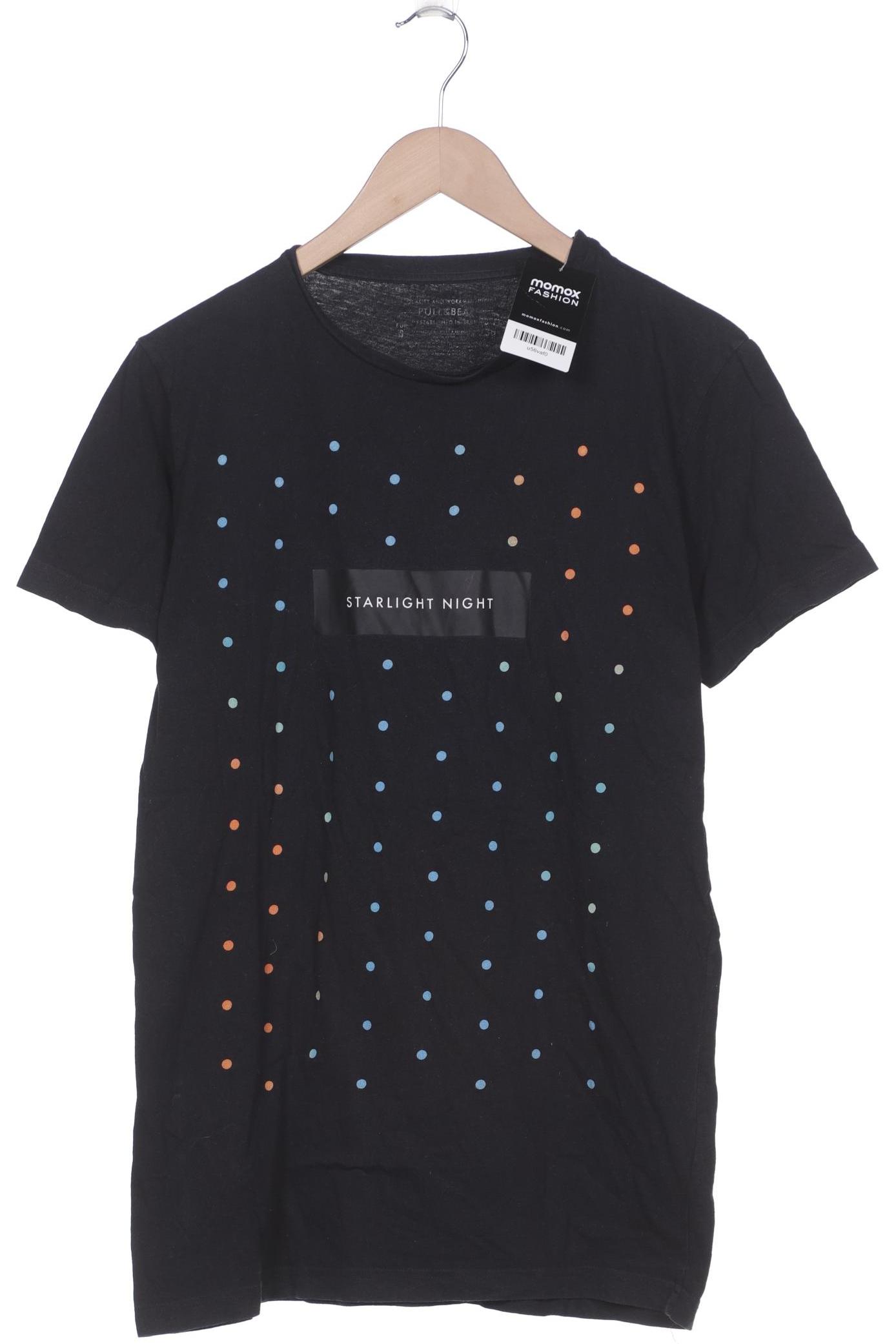 

Pull & Bear Herren T-Shirt, schwarz