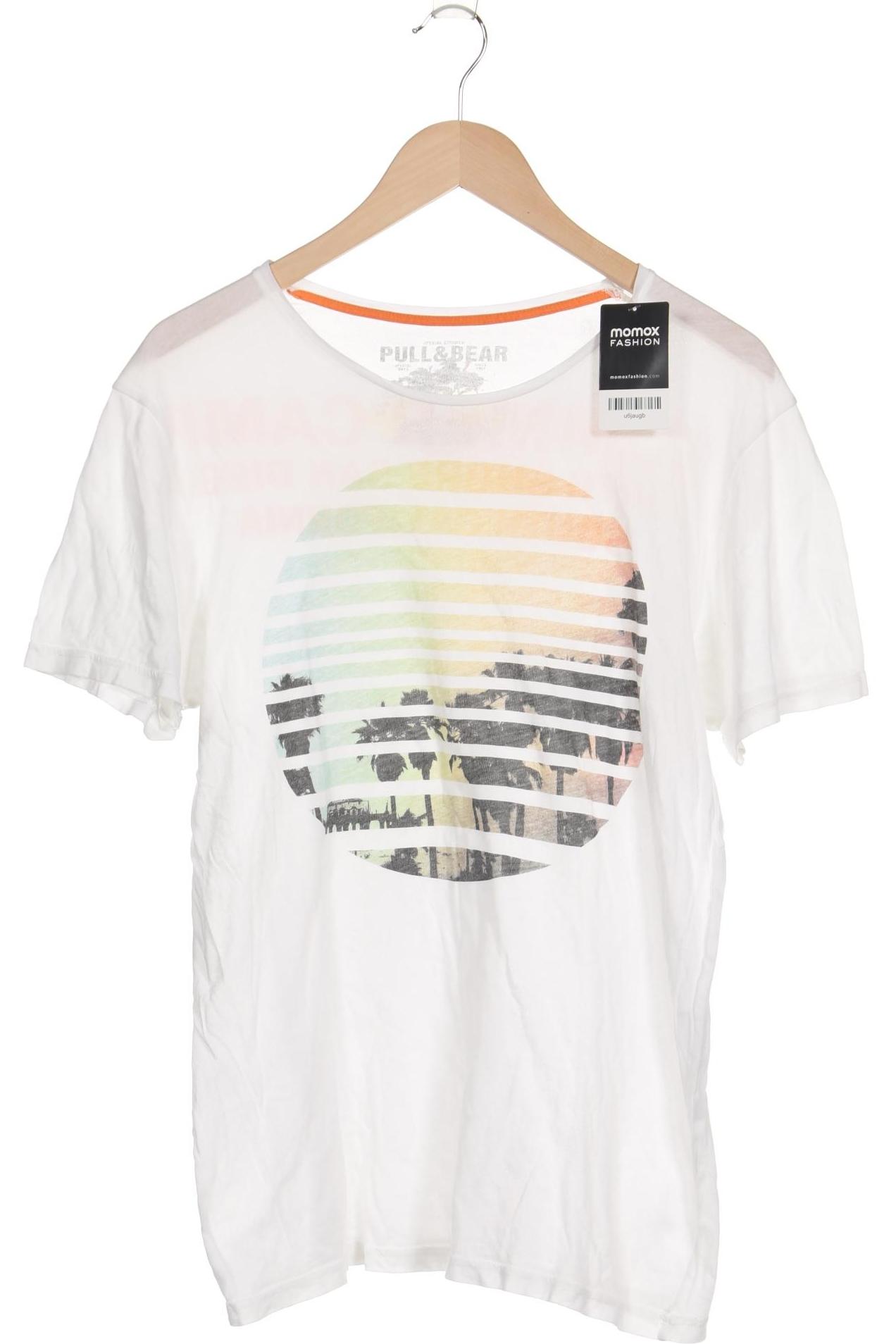 

Pull & Bear Herren T-Shirt, weiß, Gr. 48