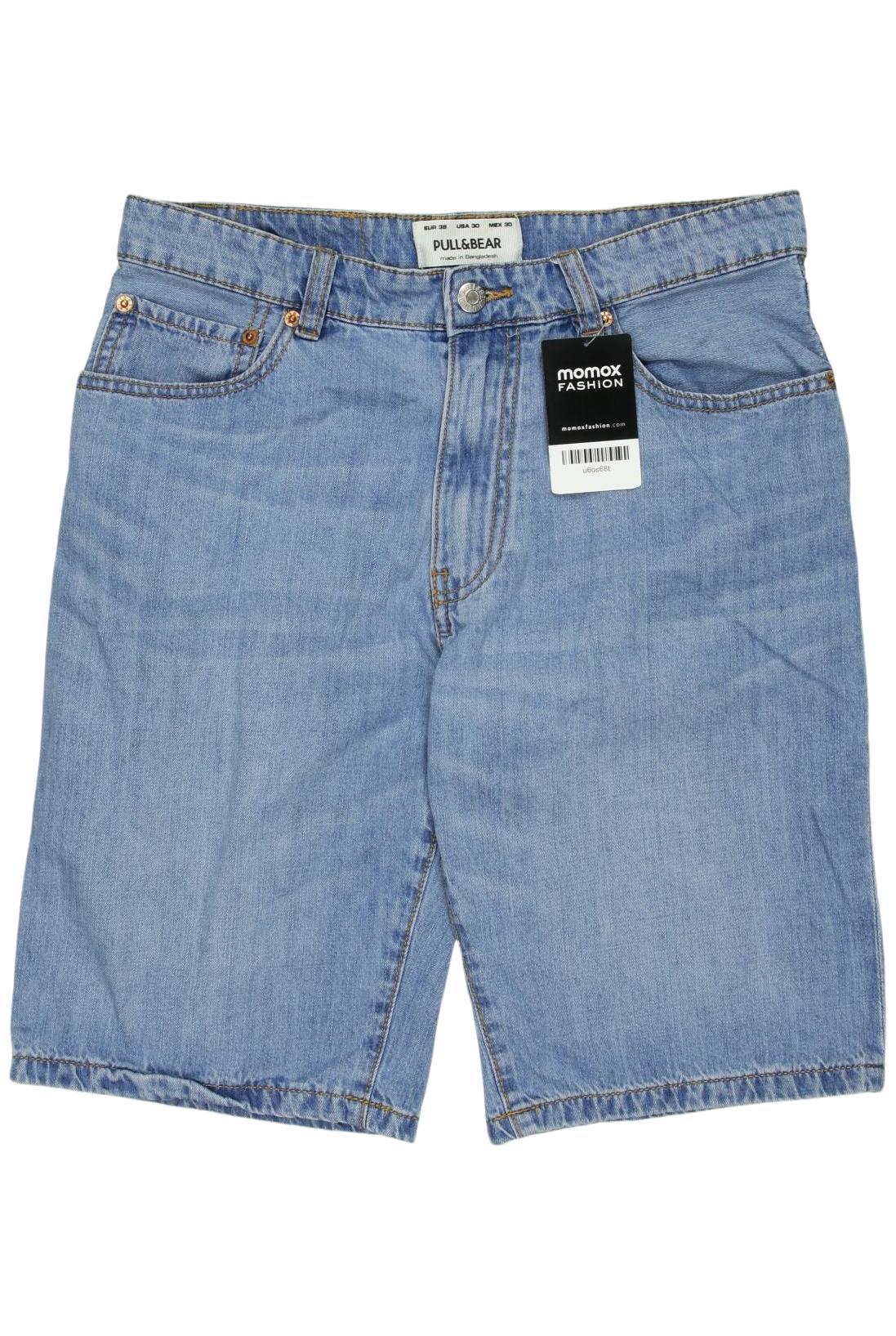

Pull & Bear Herren Shorts, blau, Gr. 30