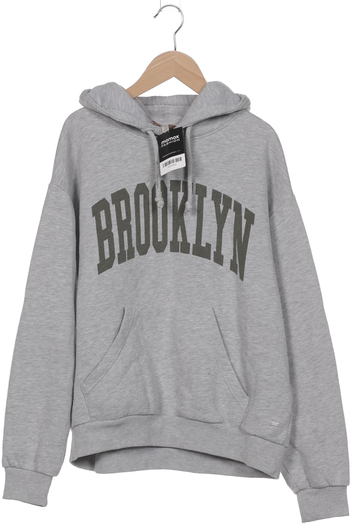 

Pull & Bear Herren Kapuzenpullover, grau, Gr. 46