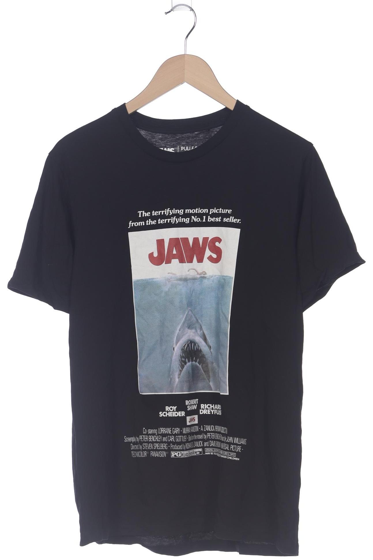 

Pull & Bear Herren T-Shirt, schwarz, Gr. 48