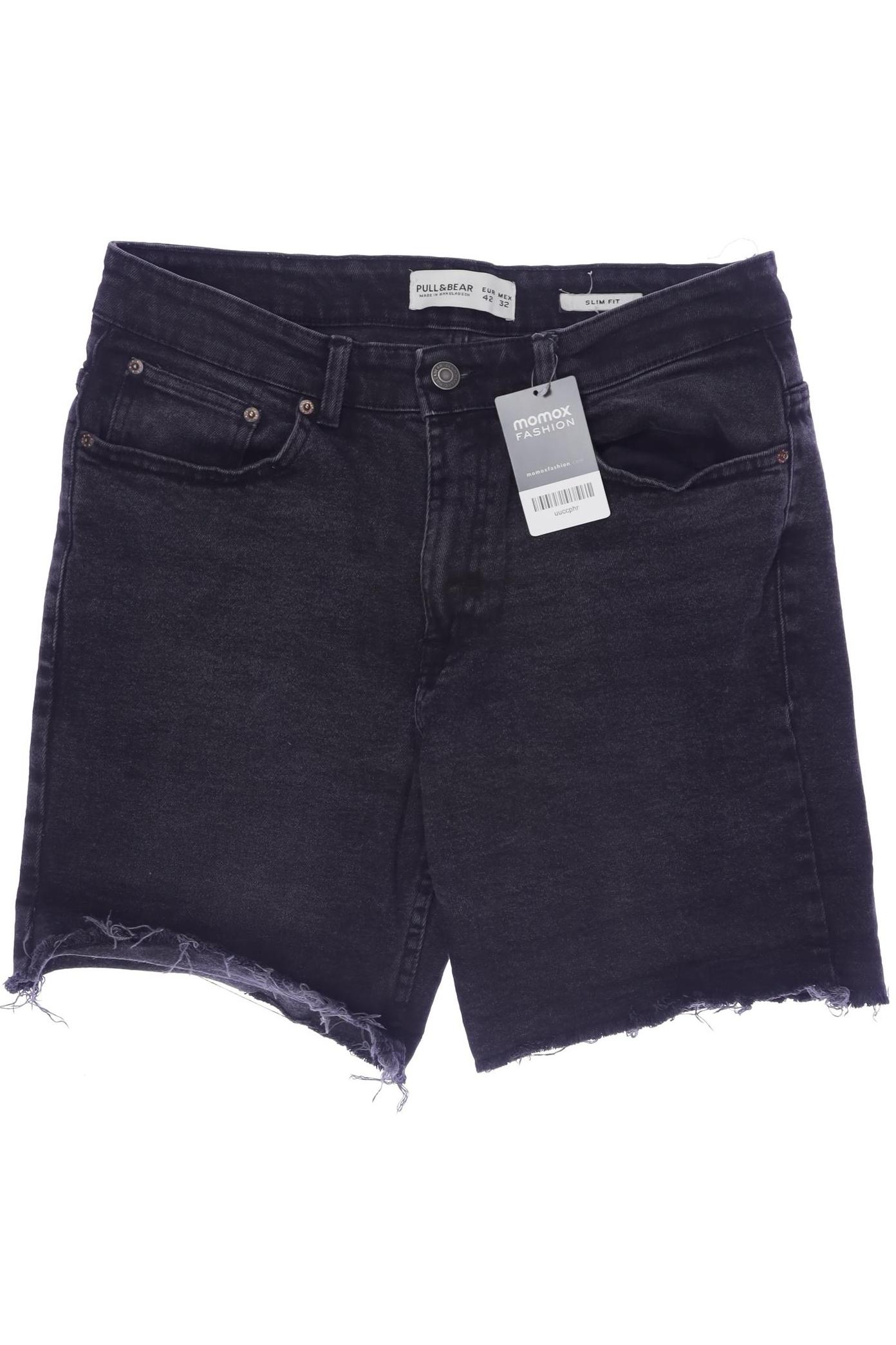 

Pull & Bear Herren Shorts, schwarz, Gr. 42