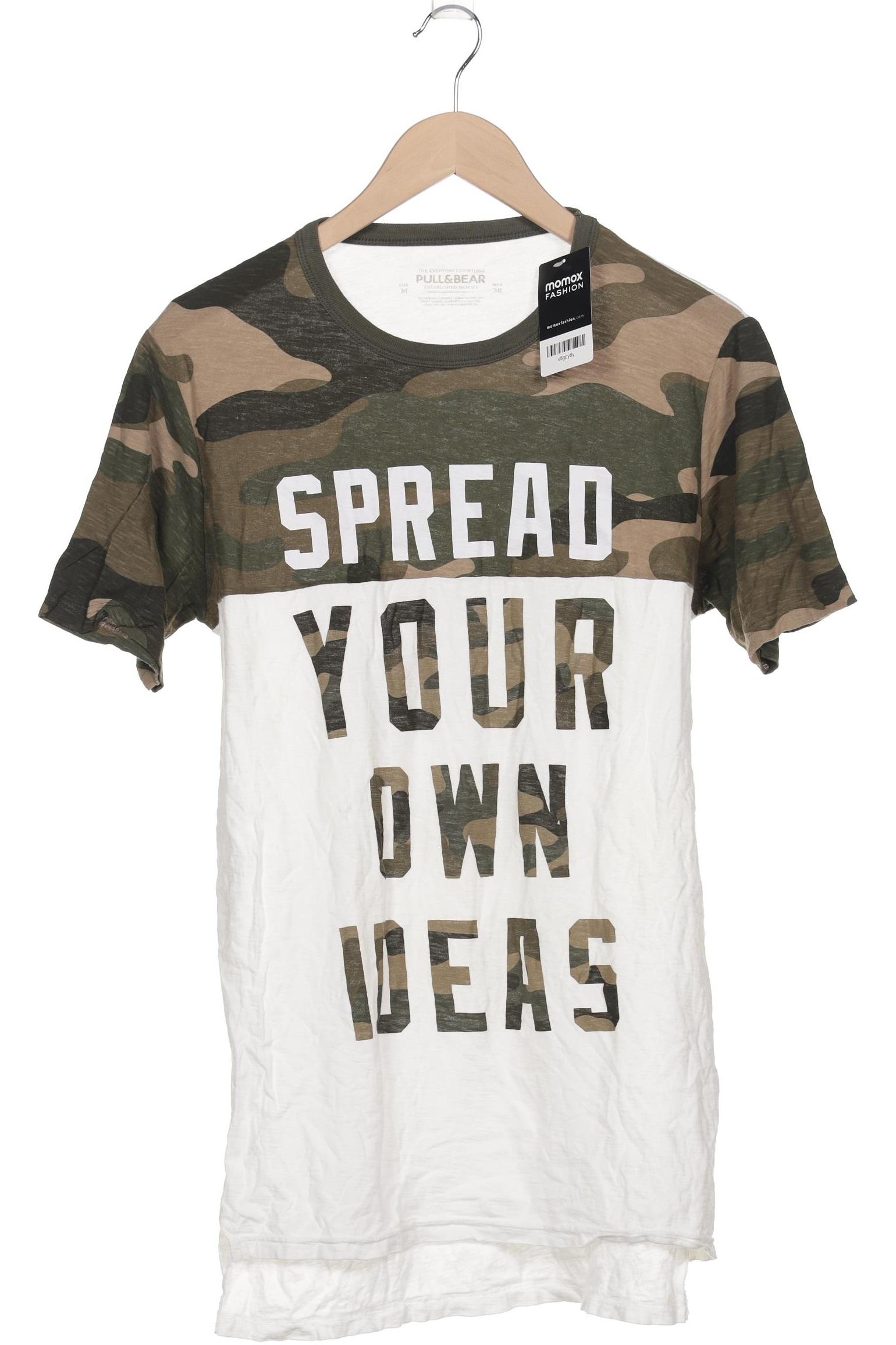 

Pull & Bear Herren T-Shirt, weiß, Gr. 48