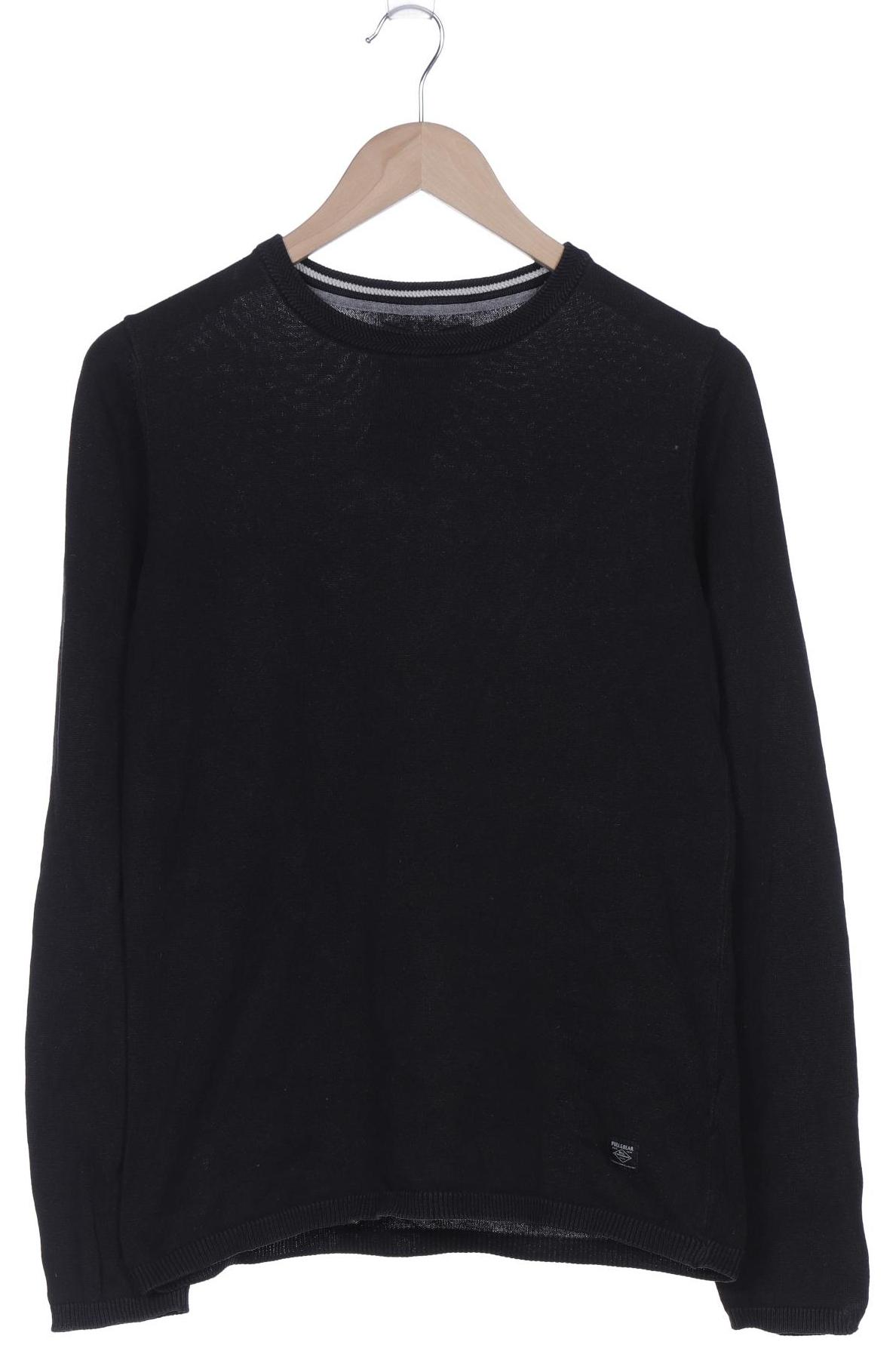 

Pull & Bear Herren Pullover, schwarz, Gr. 46