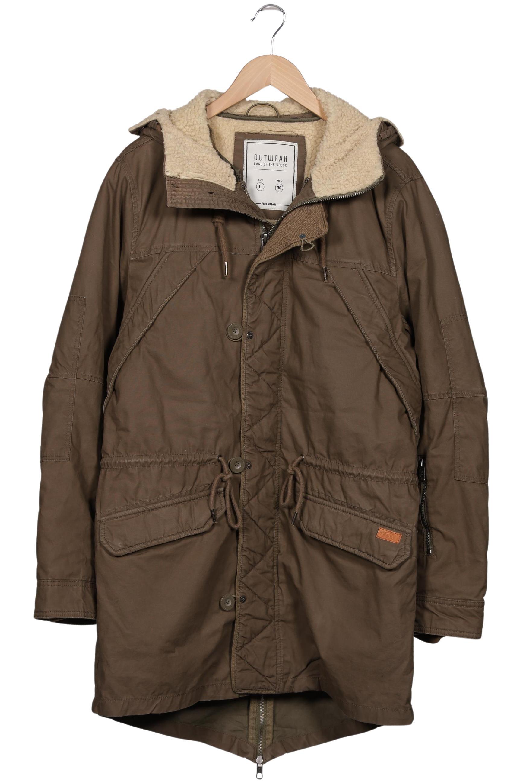 

Pull & Bear Herren Mantel, grün, Gr. 52