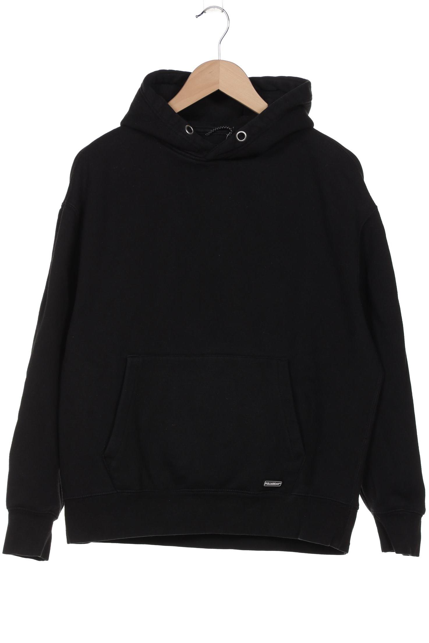 

Pull & Bear Herren Kapuzenpullover, schwarz, Gr. 48