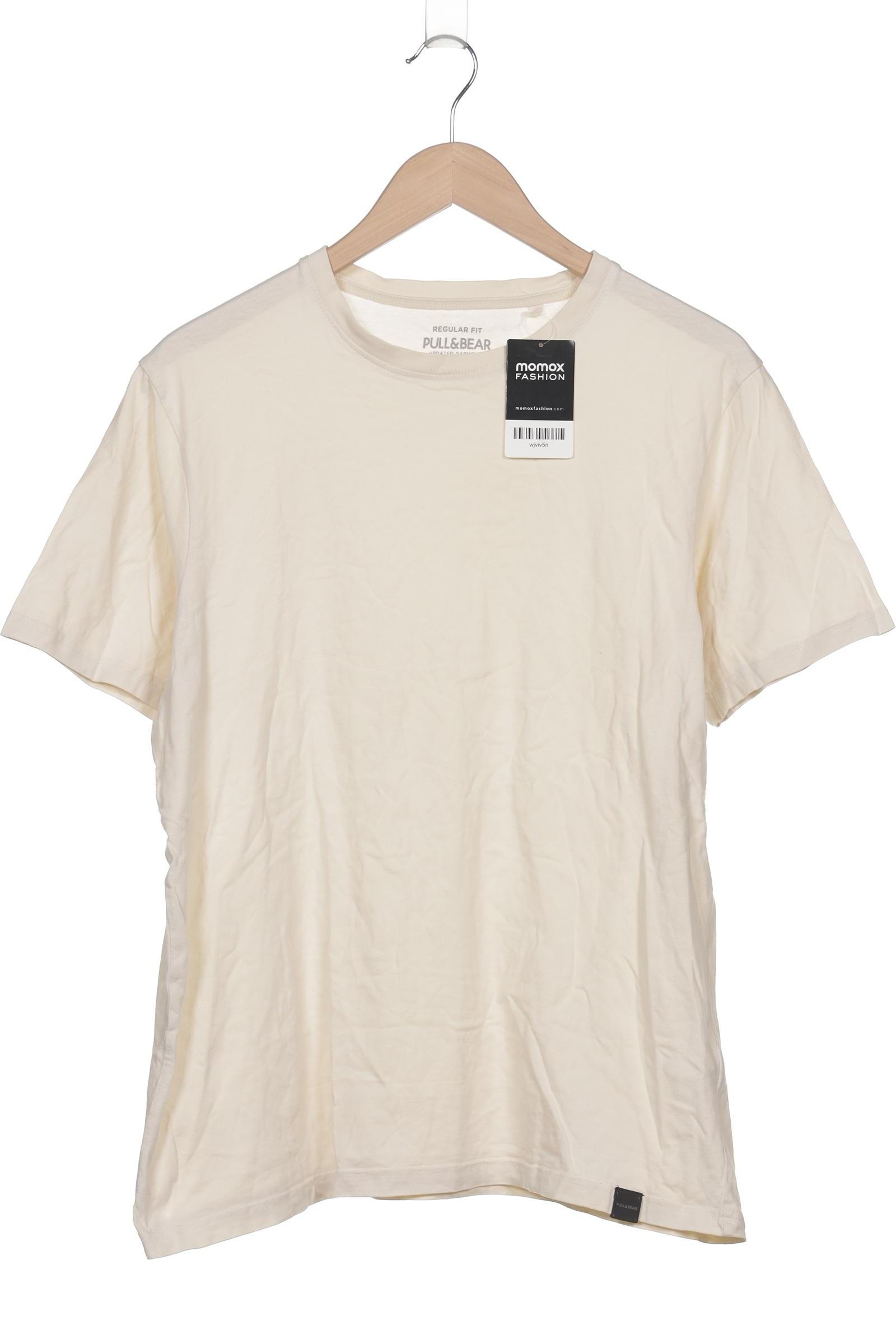 

Pull & Bear Herren T-Shirt, cremeweiß, Gr. 52