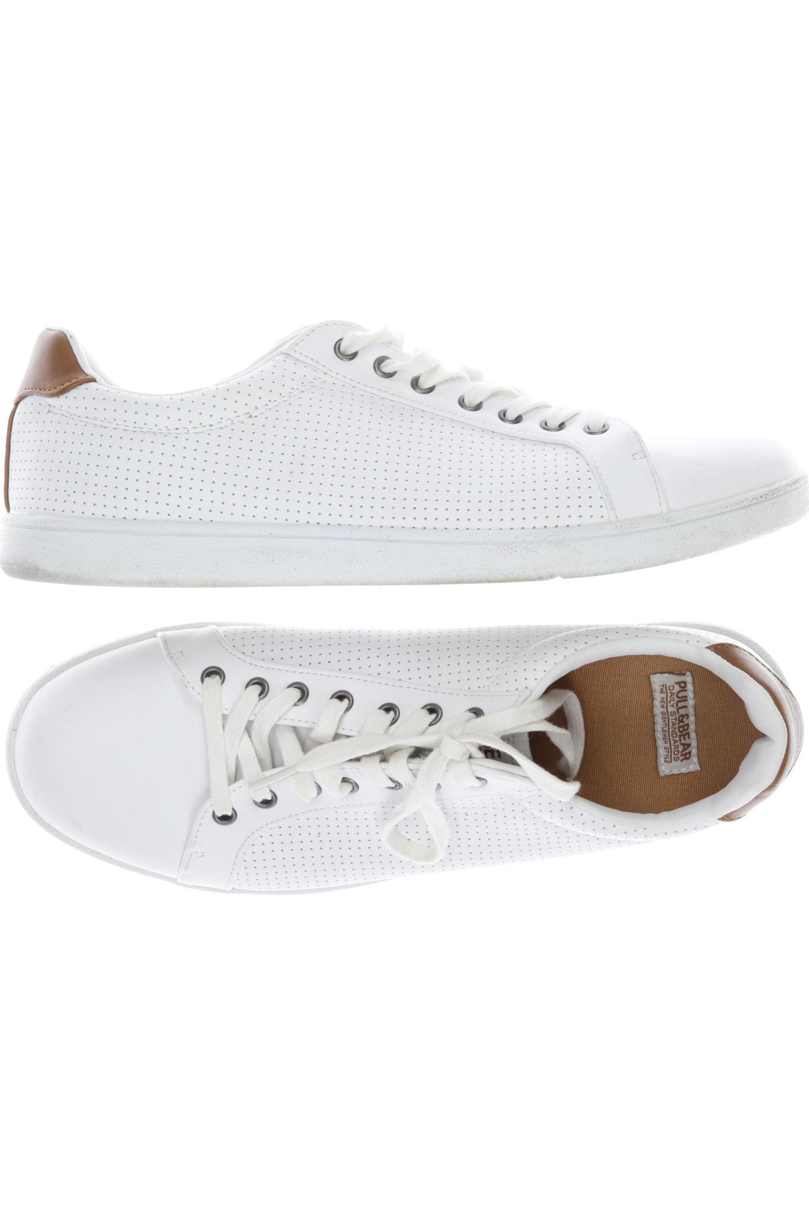 

Pull & Bear Herren Sneakers, weiß, Gr. 43