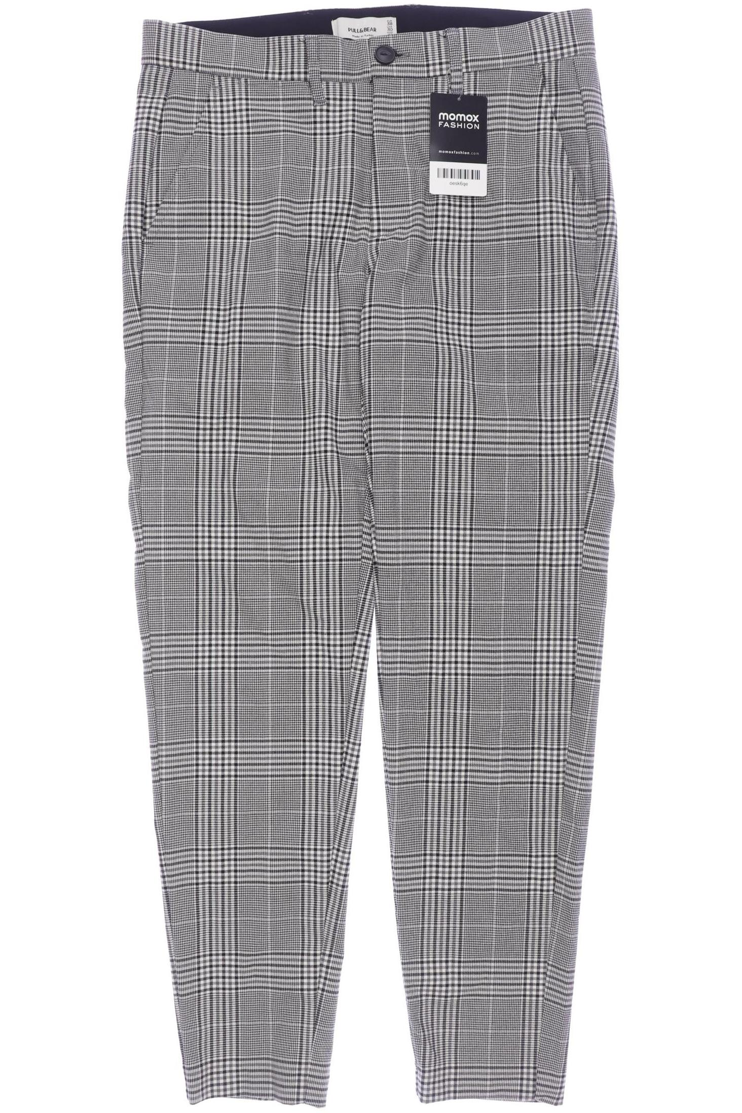 

Pull & Bear Herren Stoffhose, grau, Gr. 30