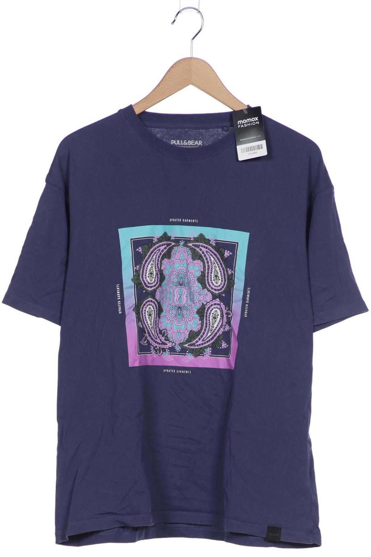 

Pull & Bear Herren T-Shirt, marineblau, Gr. 52