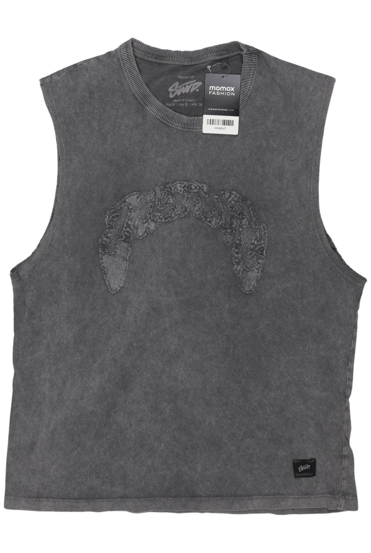 

Pull & Bear Herren T-Shirt, grau, Gr. 46