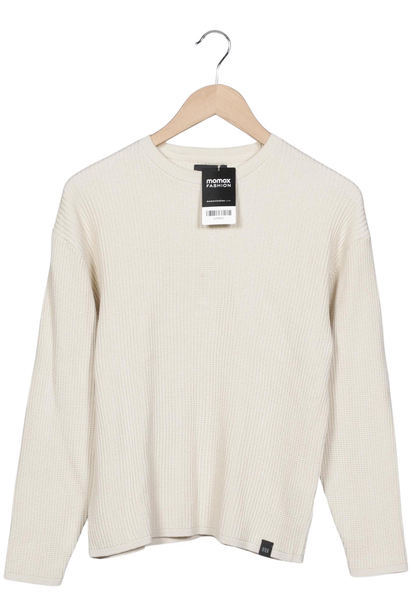 Thumbnail - Pull &amp; Bear Herren Pullover, cremeweiß, Gr. 46