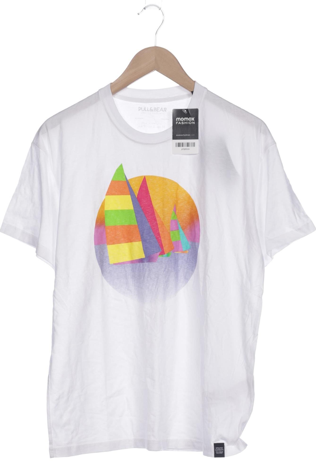 

Pull & Bear Herren T-Shirt, weiß, Gr. 46