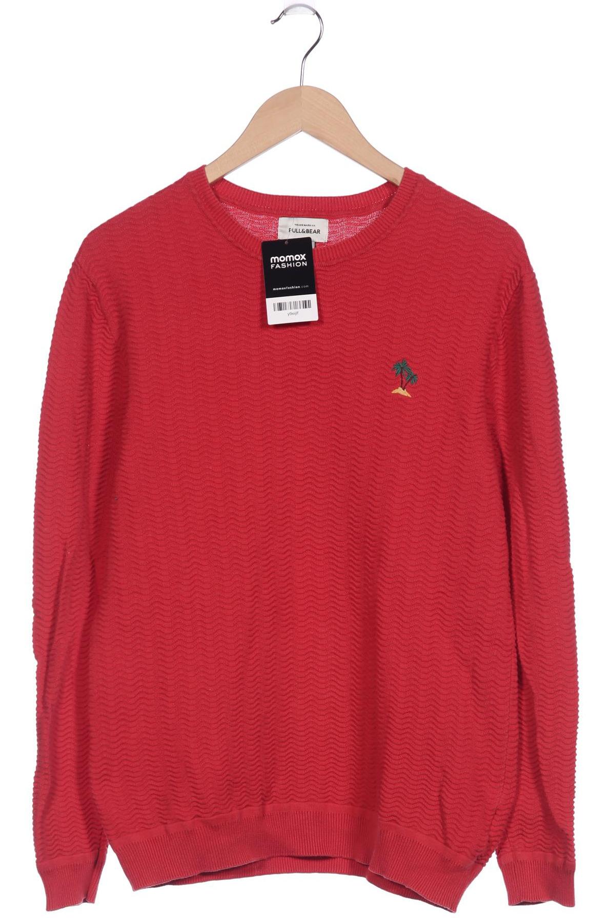 

Pull & Bear Herren Pullover, rot, Gr. 48