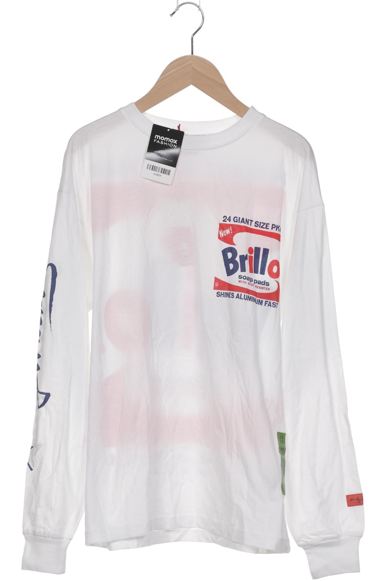 

Pull & Bear Herren Langarmshirt, weiß, Gr. 44