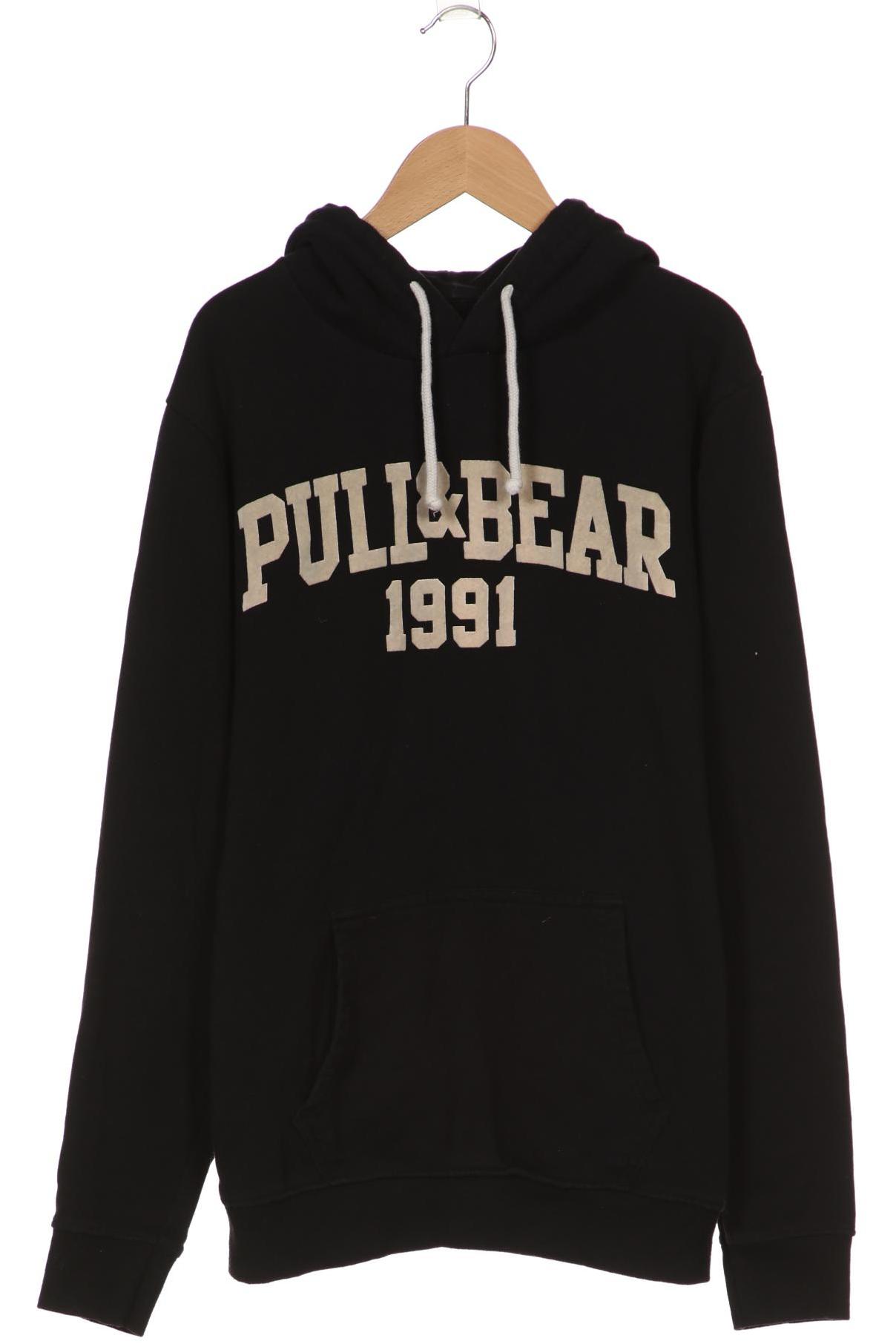 

Pull & Bear Herren Kapuzenpullover, schwarz