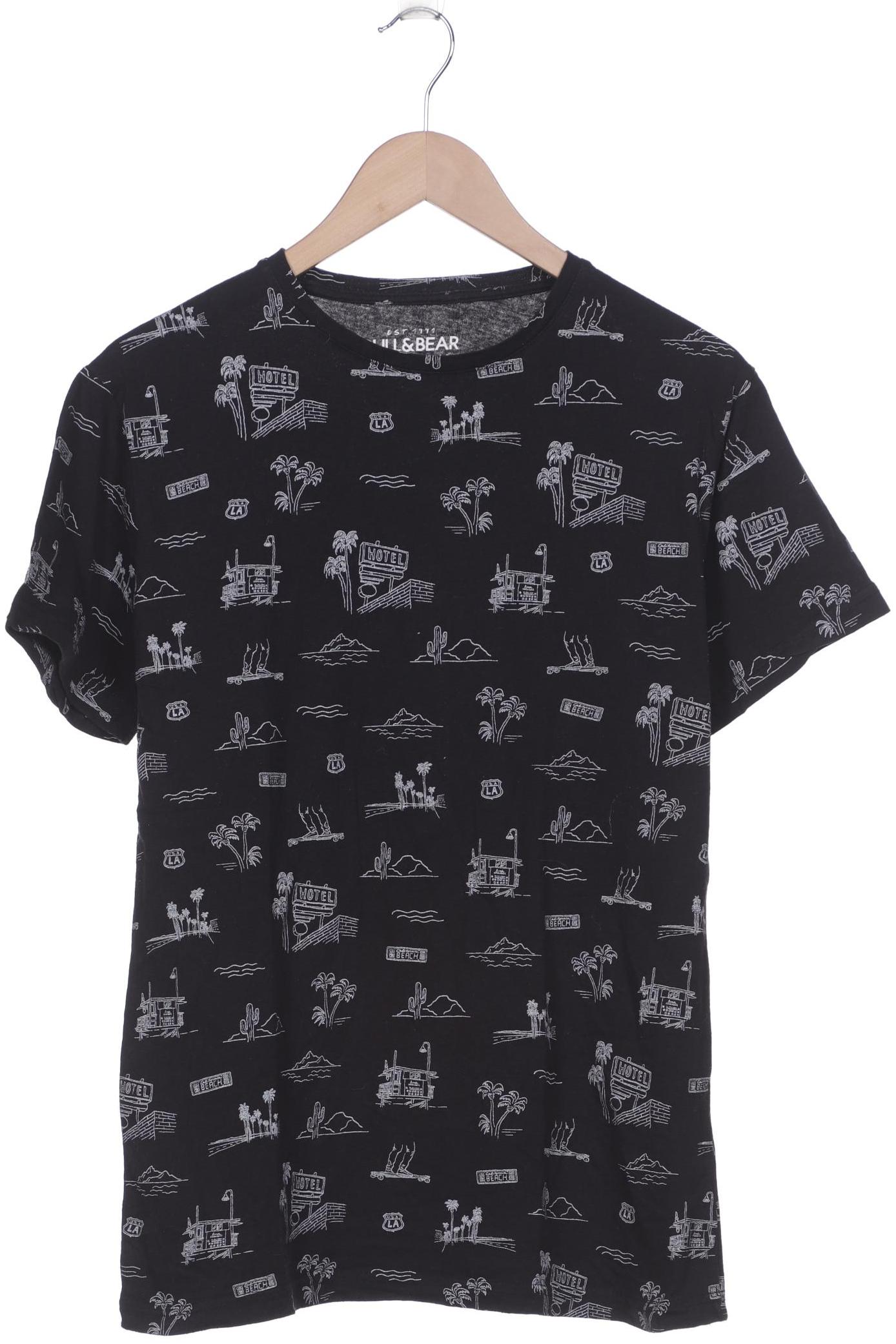 

Pull & Bear Herren T-Shirt, schwarz