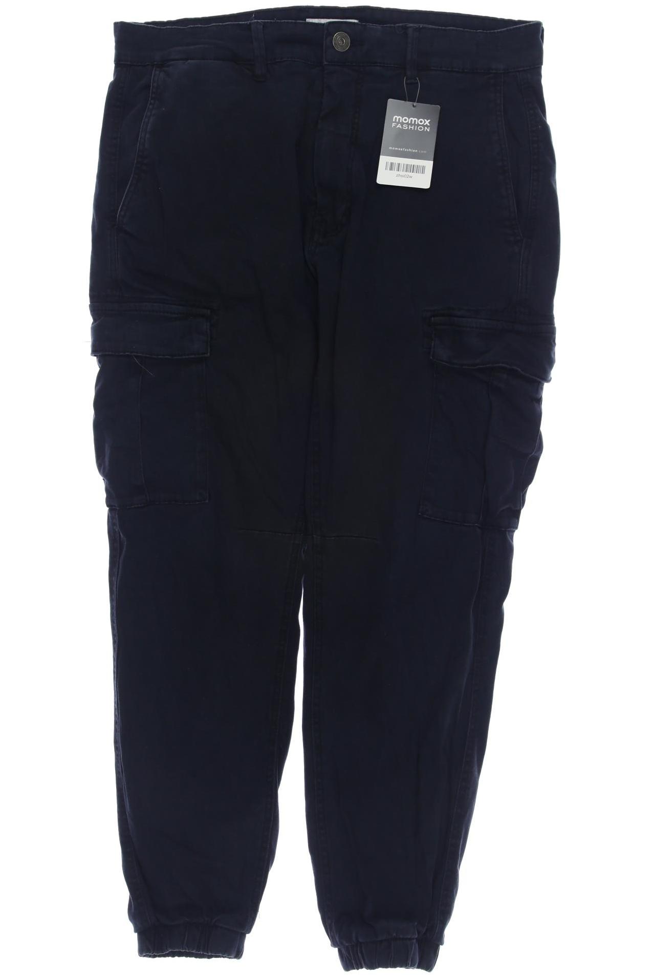 

Pull & Bear Herren Stoffhose, marineblau, Gr. 30
