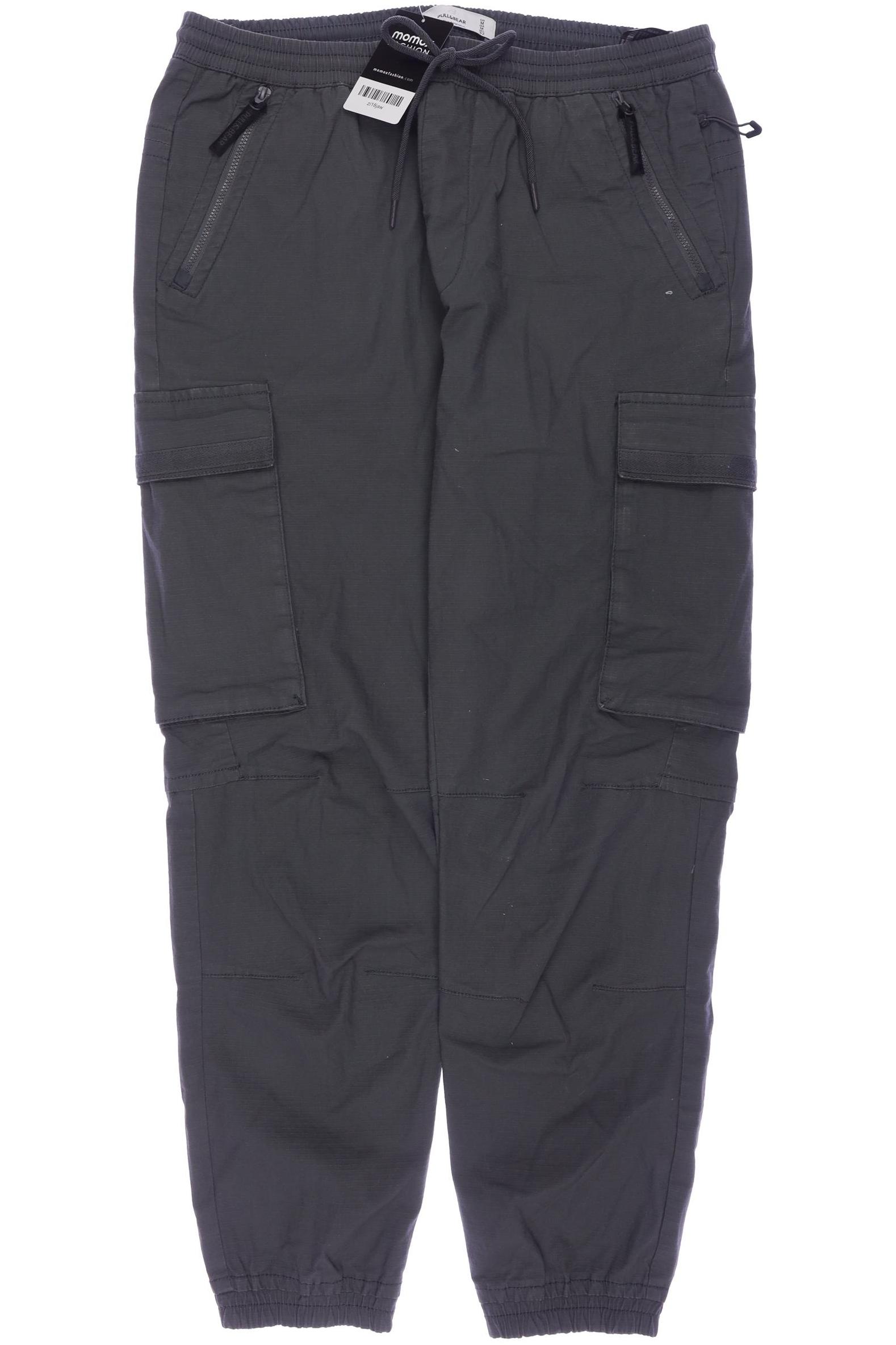 

Pull & Bear Herren Stoffhose, grau, Gr. 0