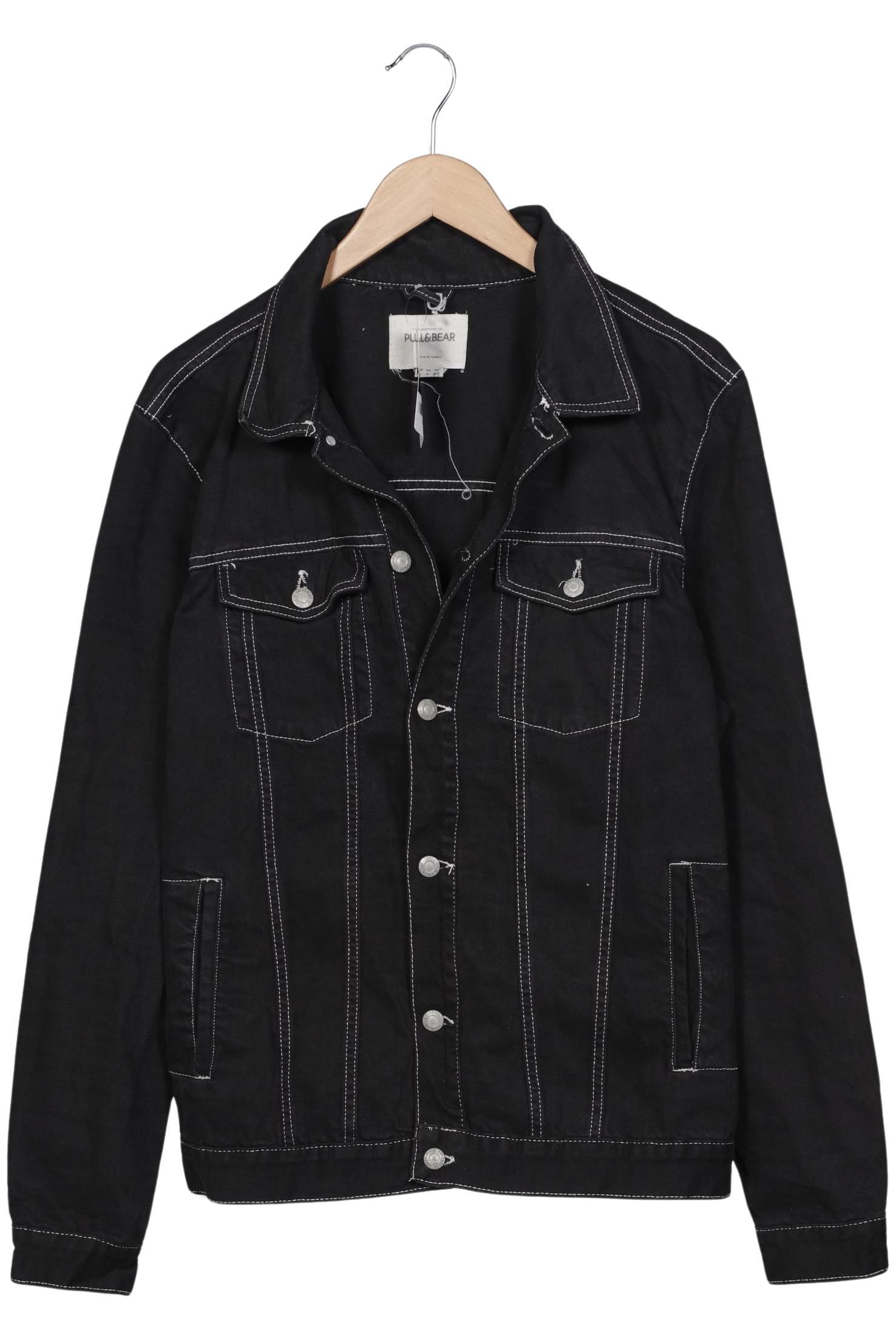 

Pull & Bear Herren Jacke, schwarz, Gr. 52