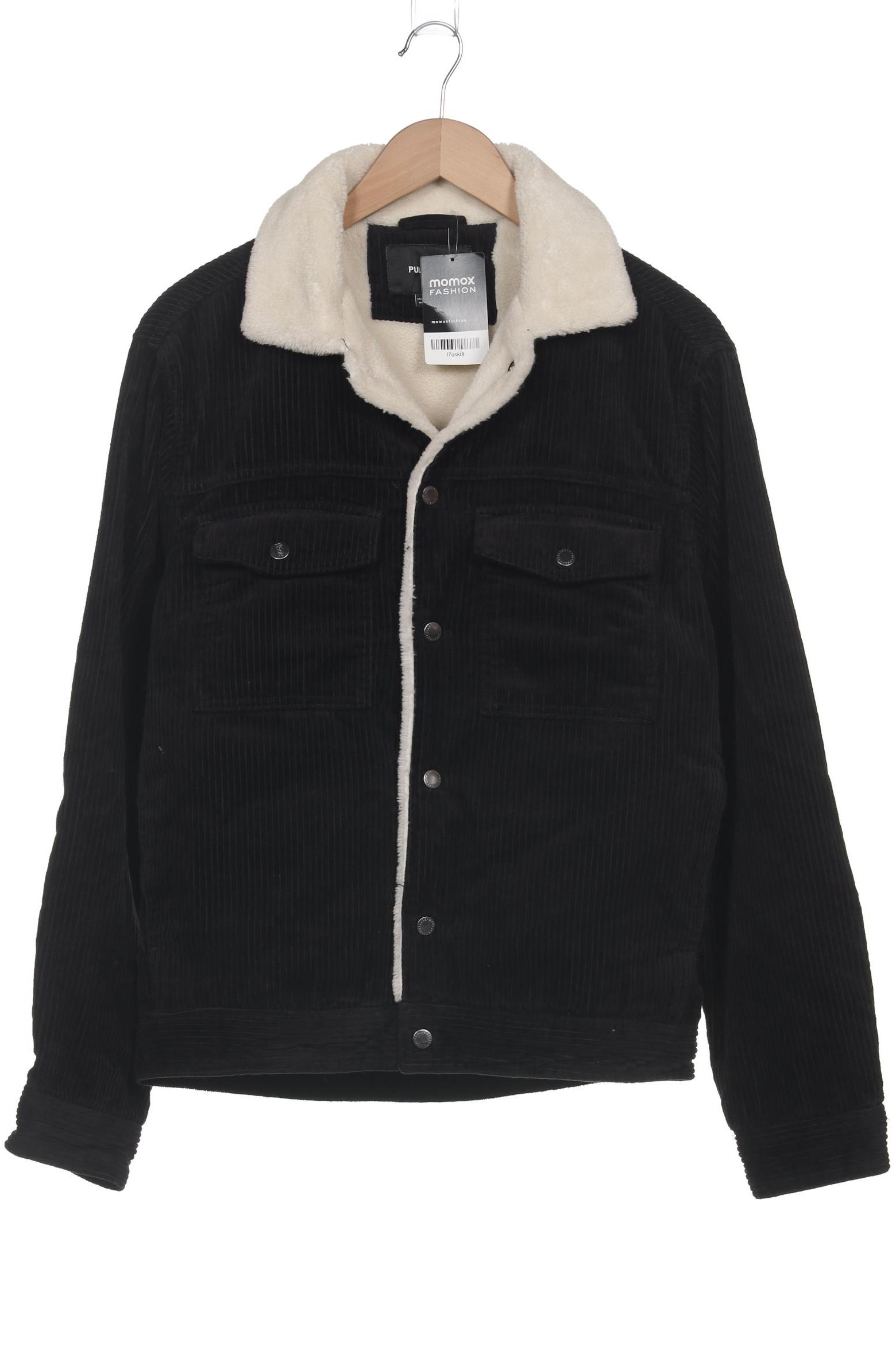 

Pull & Bear Herren Jacke, schwarz, Gr. 46