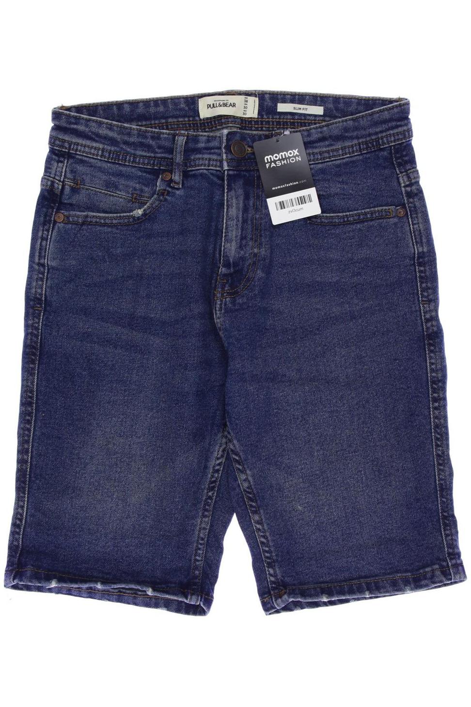 

Pull & Bear Herren Shorts, blau, Gr. 30