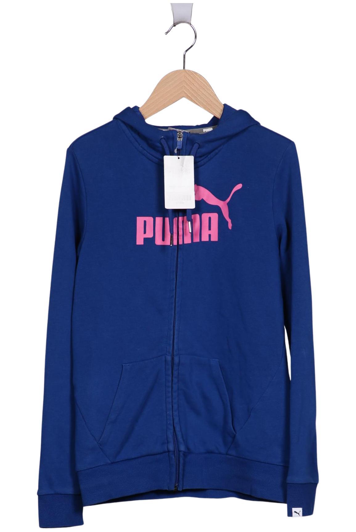 

Puma Damen Kapuzenpullover, blau, Gr. 34