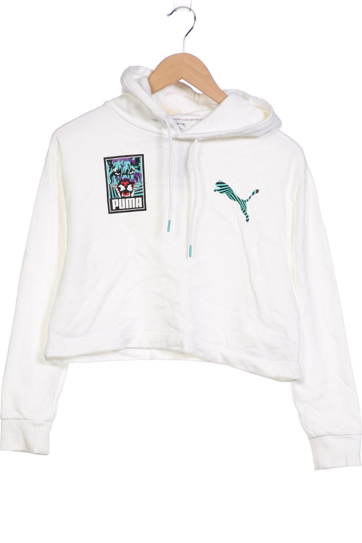 

Puma Damen Kapuzenpullover, weiß, Gr. 44