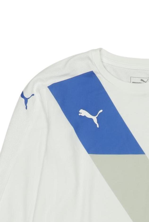 Thumbnail - Puma Herren Langarmshirt, weiß, Gr. 152
